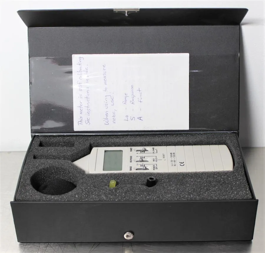 Traceable Digital Sound Level Meter in Case