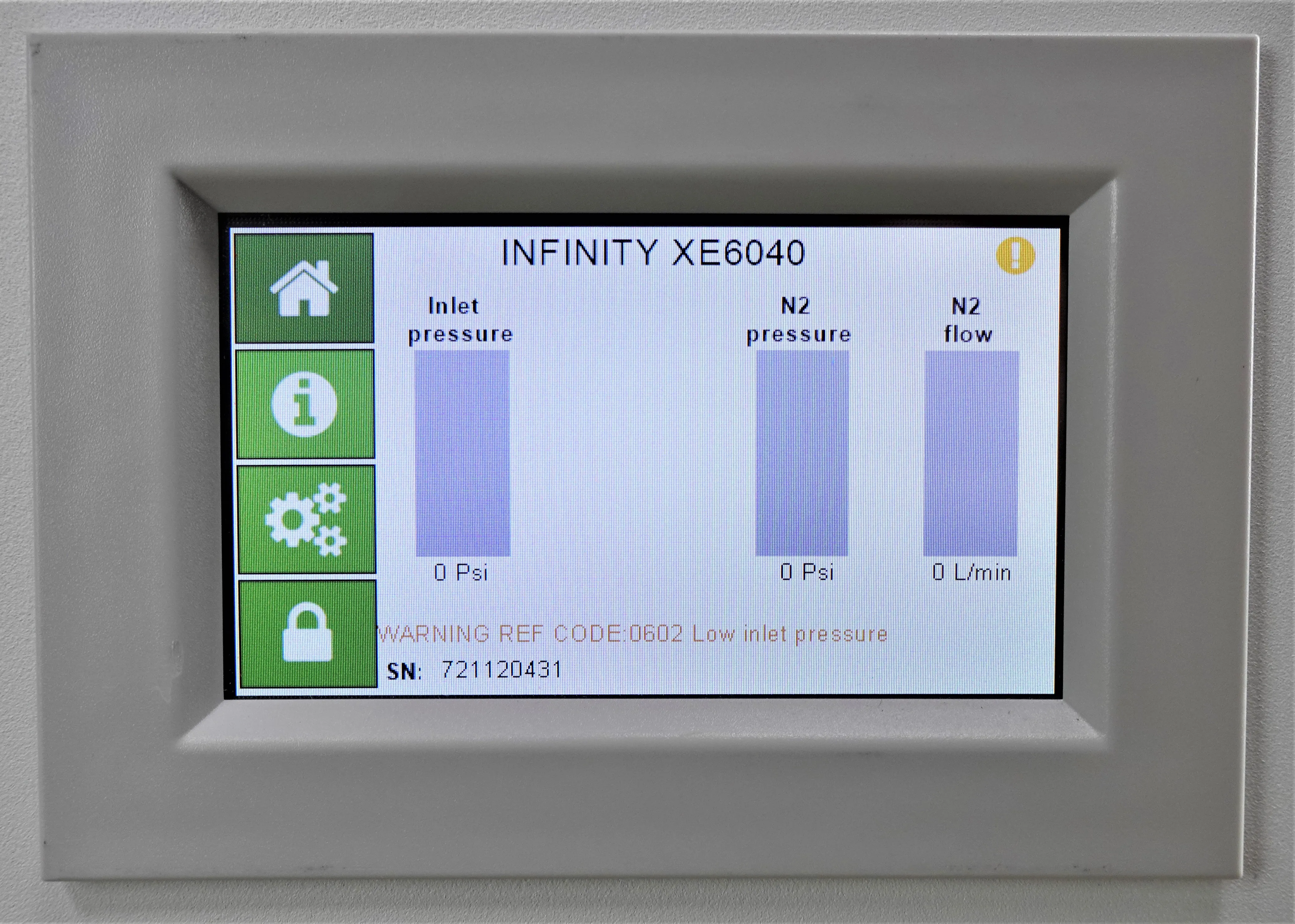 Peak Scientific Infinity XE6040 Nitrogen Gas Generator