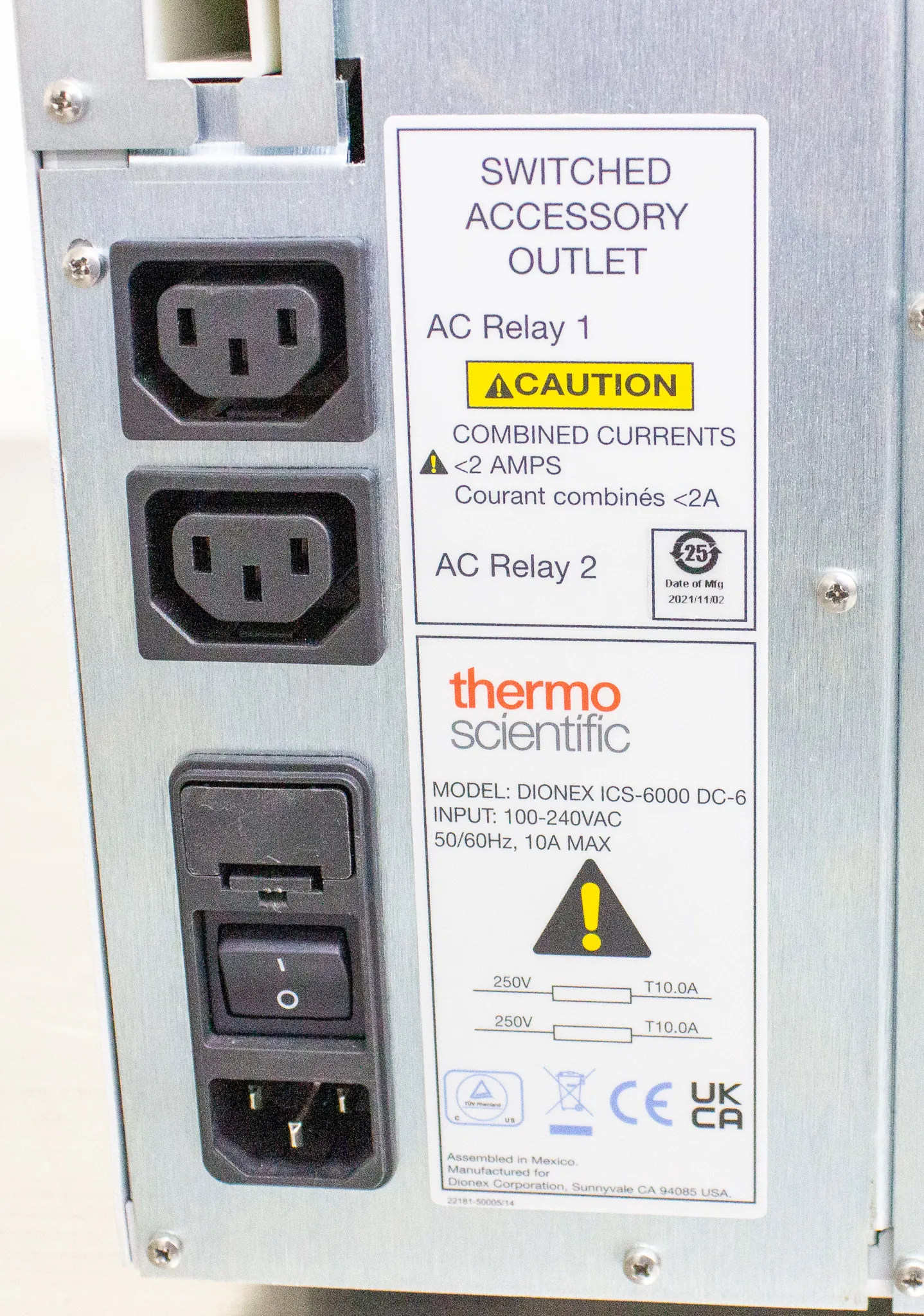 Thermo Scientific Dionex ICS-6000 DC-6 Chromatography Compartment