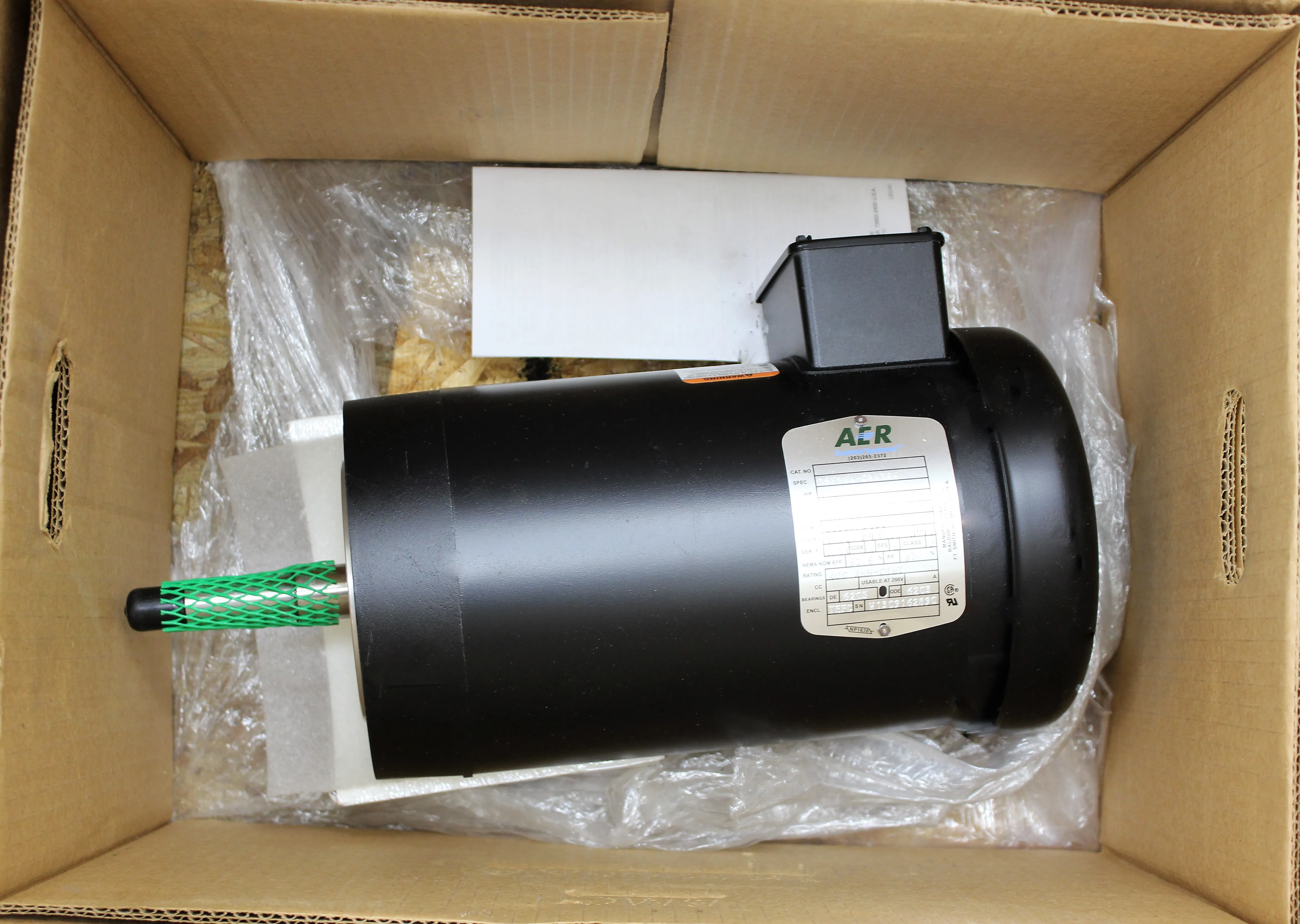 Baldor 35E964-0863G6 AER Motor 3HP General Purpose Motor 56CZ Frame NEMA 82.5% EFF