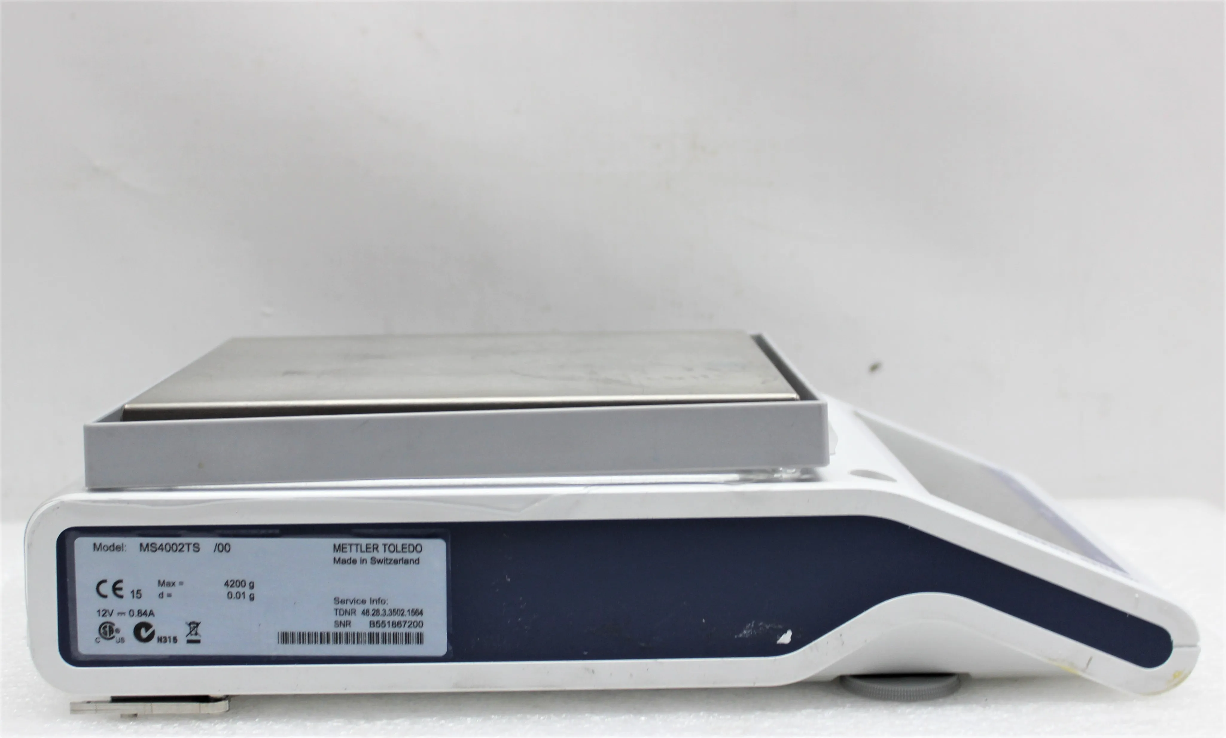 Mettler-Toledo MS4002TS/00 High Capacity Bench Scale/Floor Scale