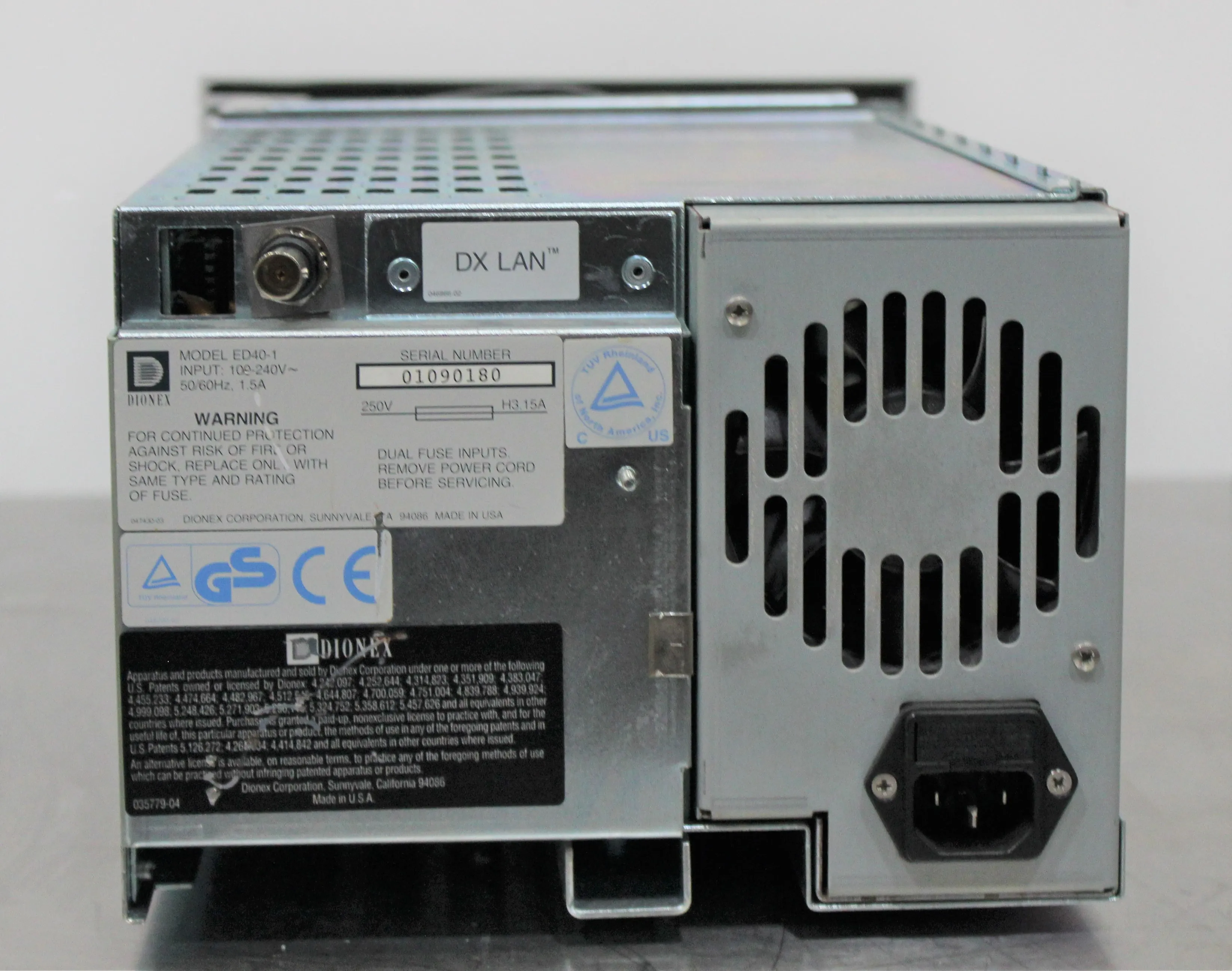 Dionex ED40-1 Electrochemical Detector HPLC / FPLC / GC / CE Used with 30-Day Warranty