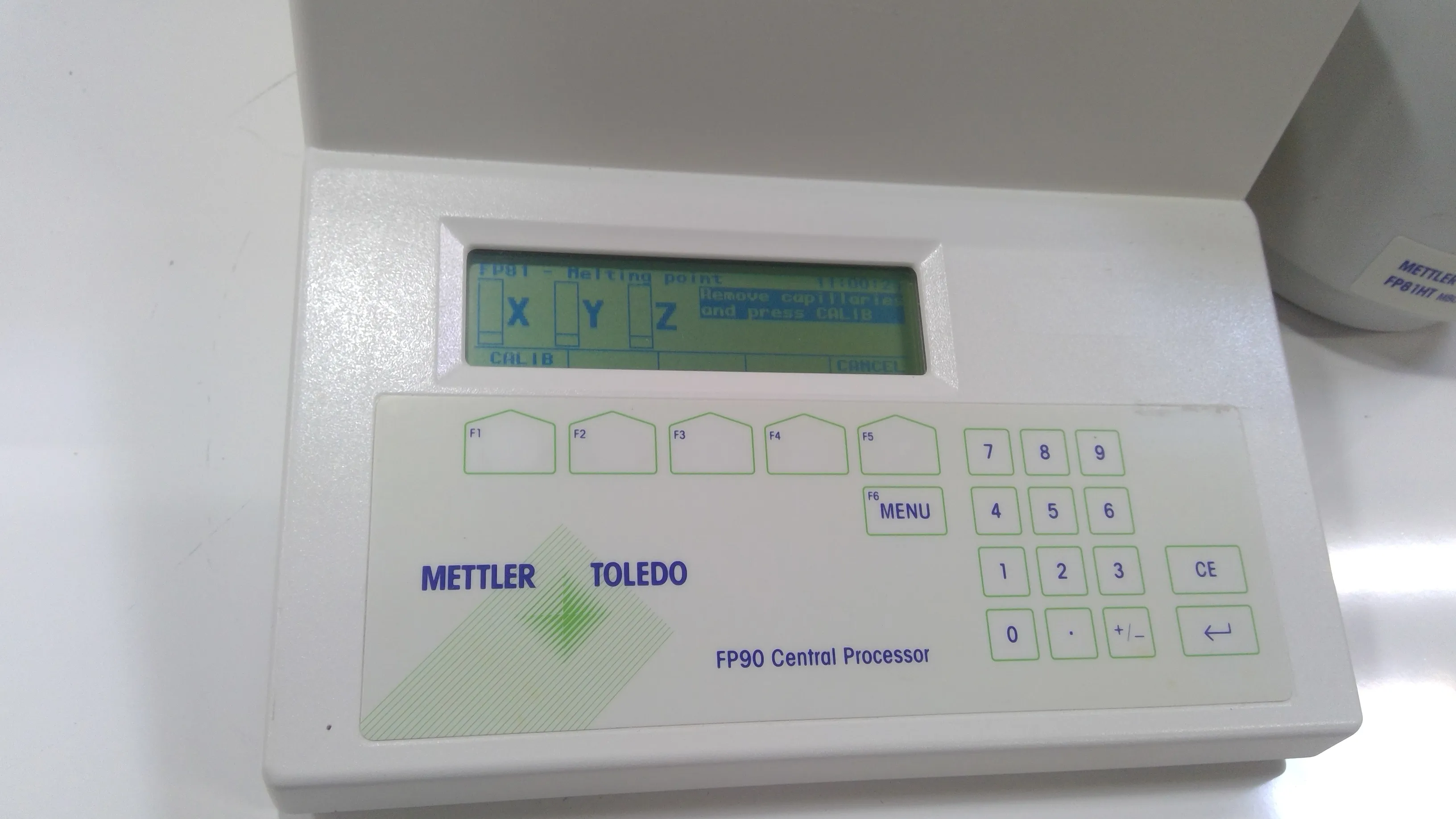 Mettler Toledo Melting Point Apparatus FP90 with FP81HT