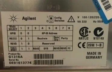 Agilent 1100 Series HPLC System with ColCom, Degasser, and Autosampler