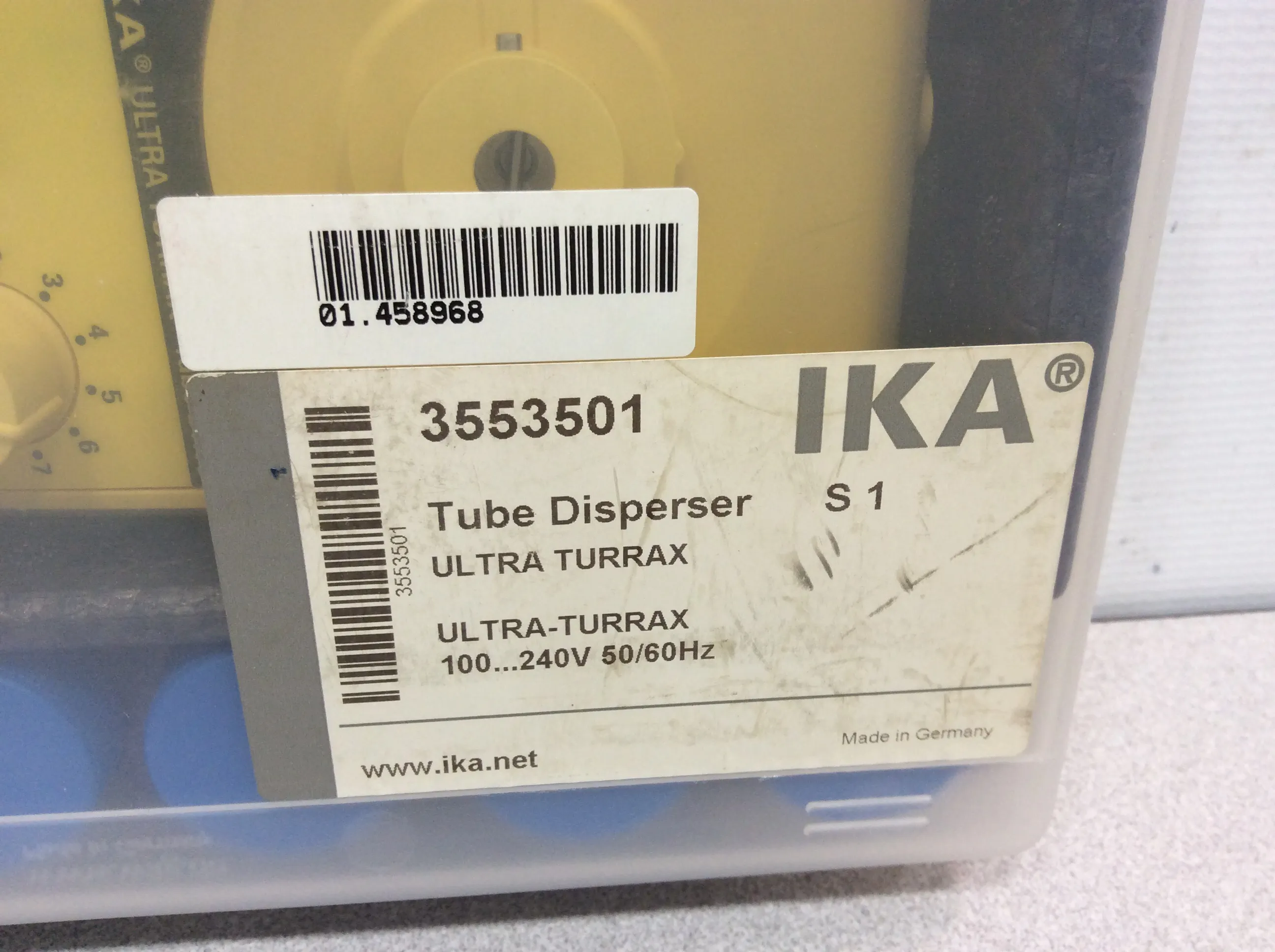 IKA Ultra-Turrax Tube Disperser