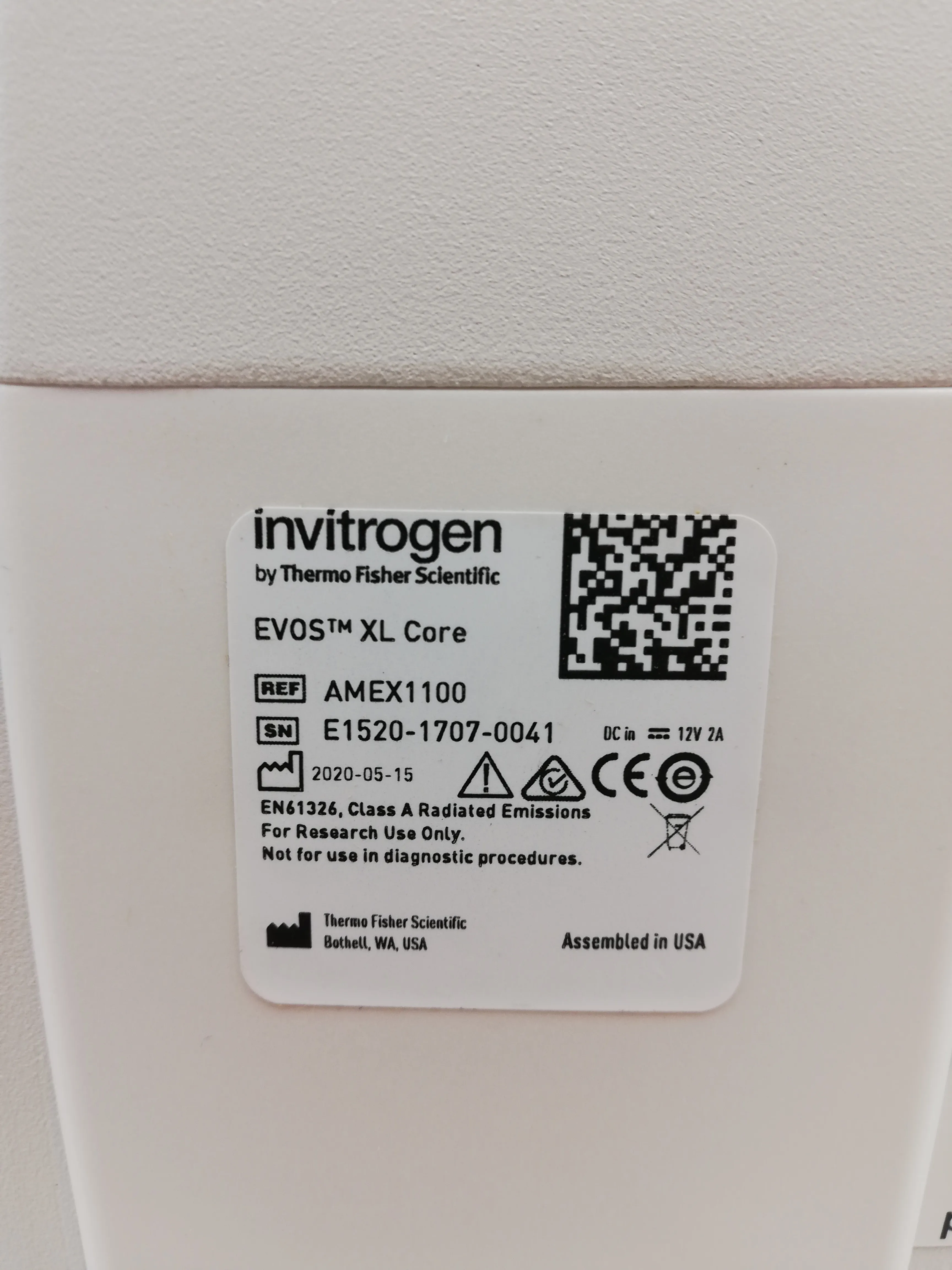 Invitrogen AMEX1100 EVOS XL Core Imaging Digital System