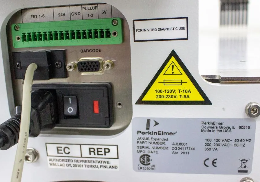 Perking Elmer Janus Expanded Liquid Handling System, Varispan 8 Tip,  AJL8001