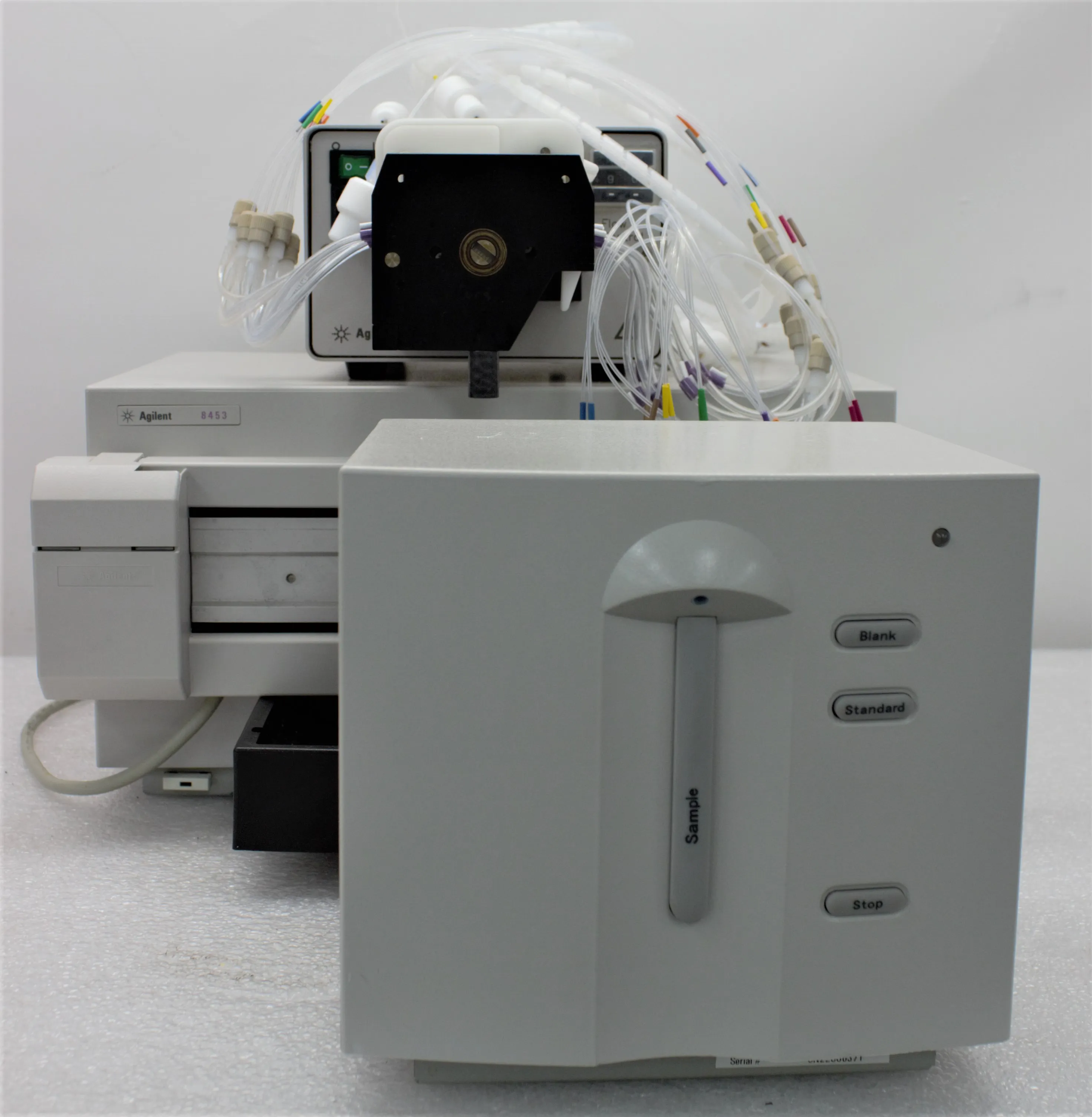 Agilent 8453 UV-Visible Spectrophotometer with 8VS Peristaltic Pump