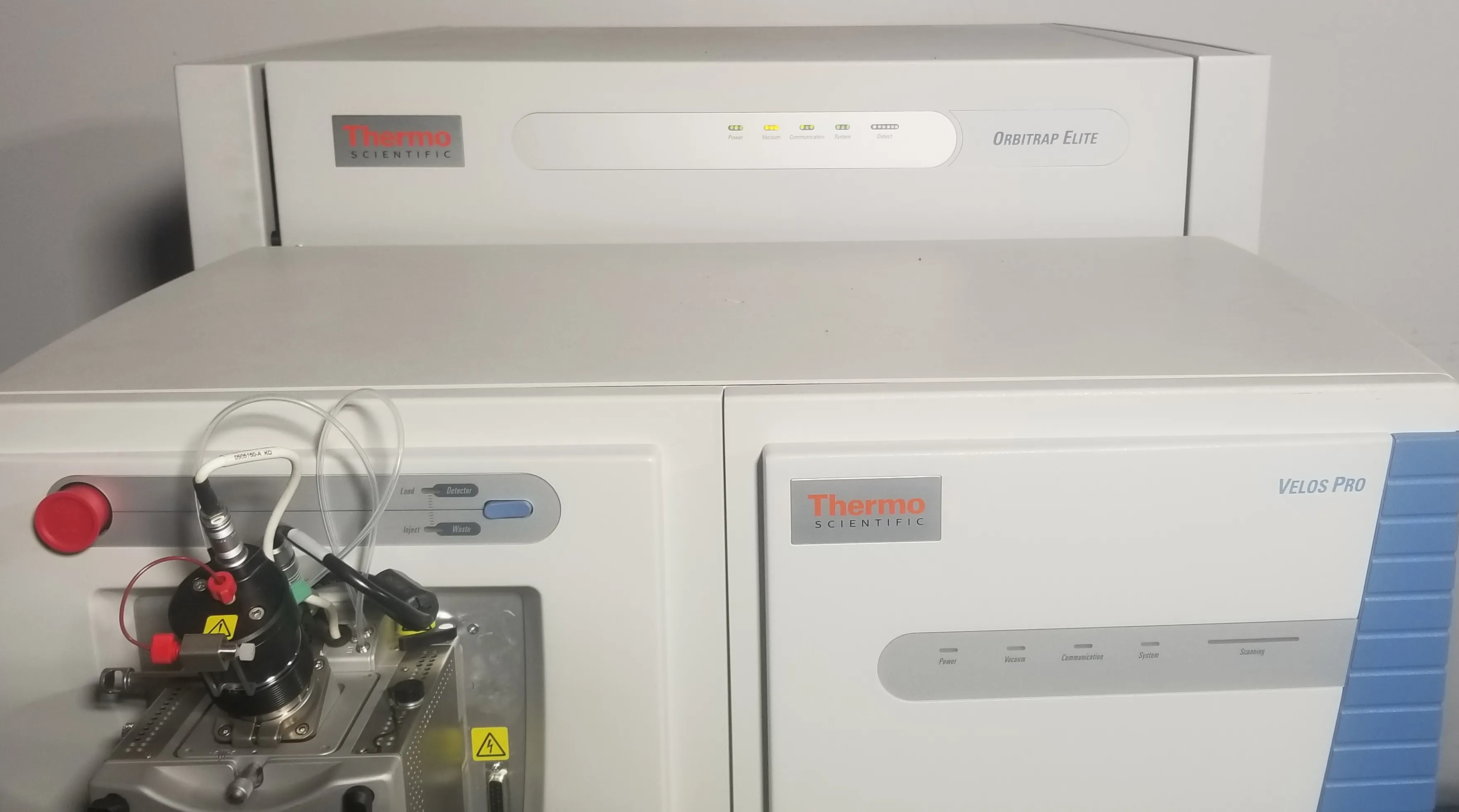 Thermo Fisher Orbitrap Elite & Velos Pro LTQ Hybrid Mass Spectrometer with Powervar and Thermoflex Chiller