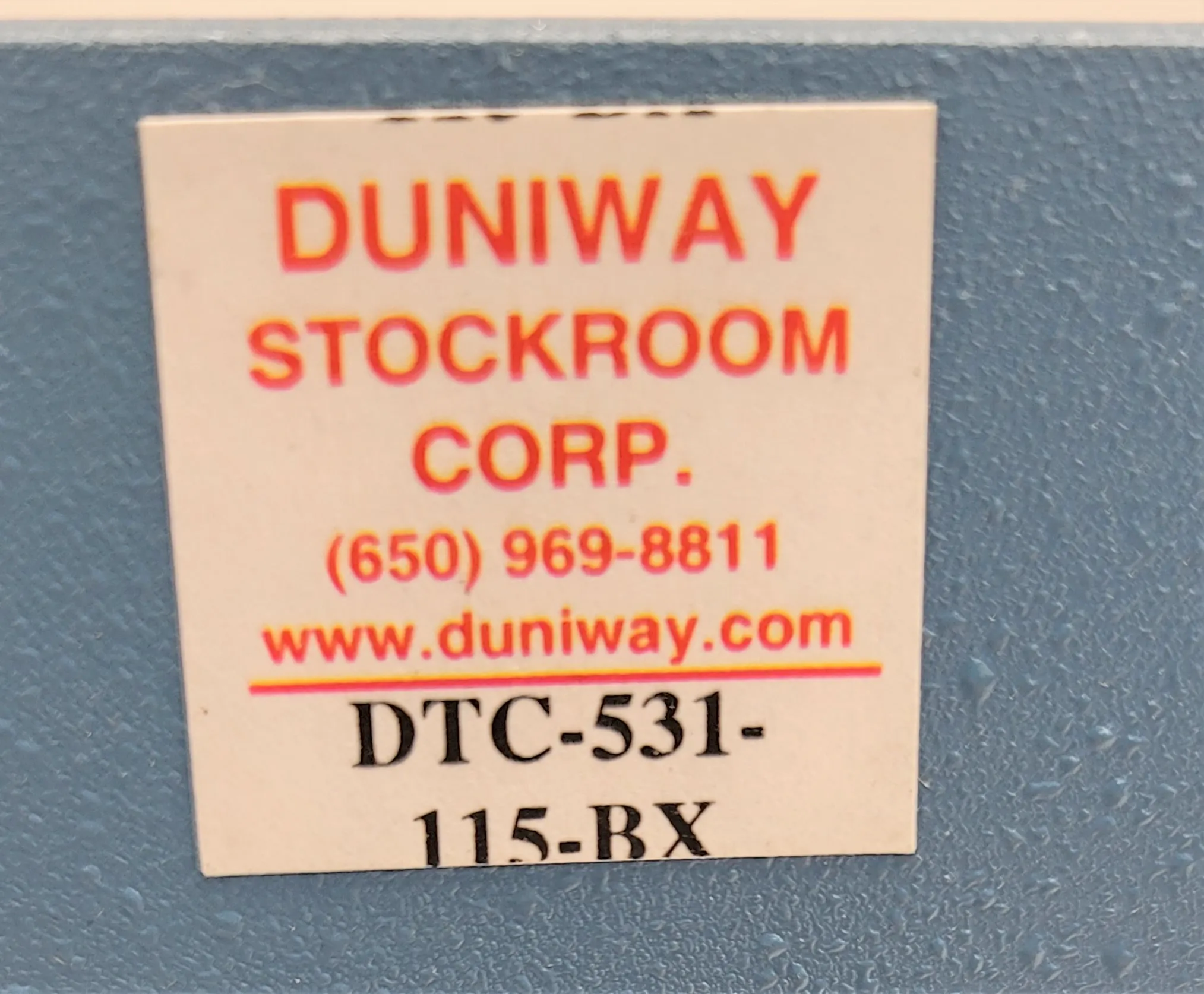 Duniway Stockroom Corp. Digital Thermocouple Type 531