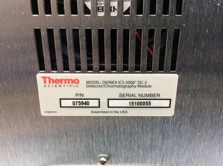 Thermo Fisher Dionex ICS-5000+ DC-5 Detector/Chromatography Module