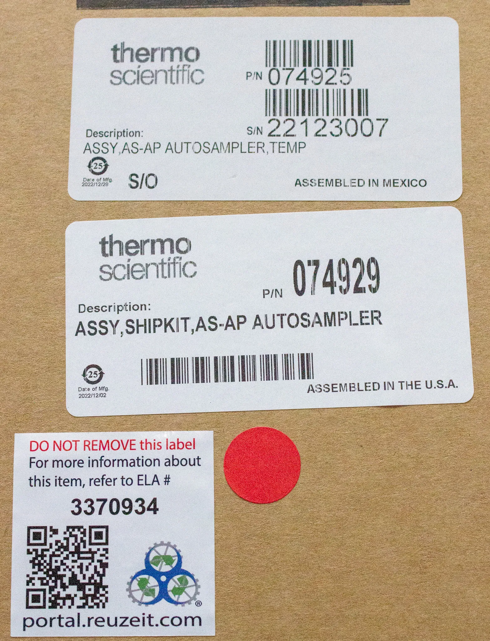 Thermo Scientific Dionex AS-AP Autosampler