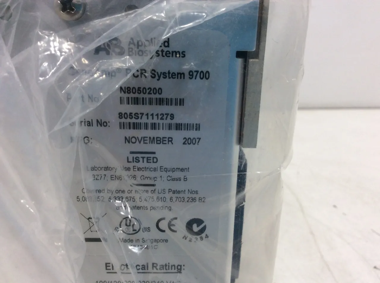 Applied Biosystems GeneAmp PCR System 9700