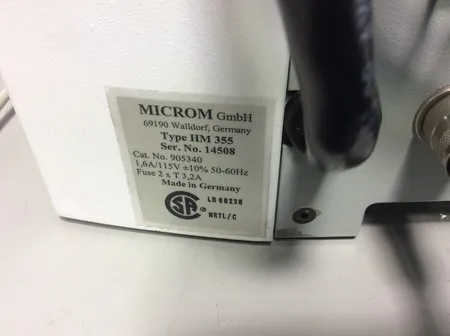 Microm HM 355 Fully Automated Rotary Microtome