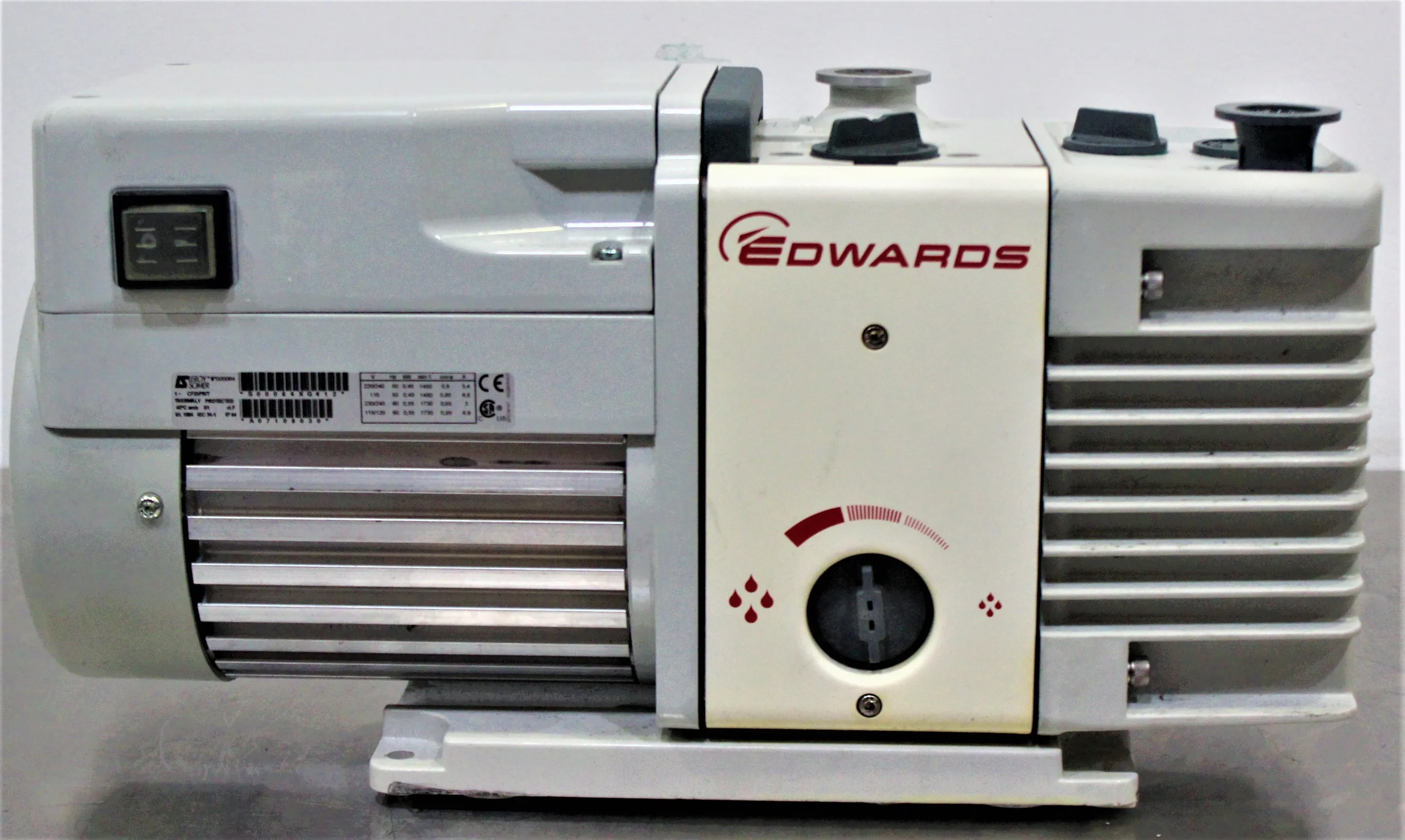 Edwards RV3 A65201903 Dual Stage Rotary Vane Mechanical Vacuum Pump