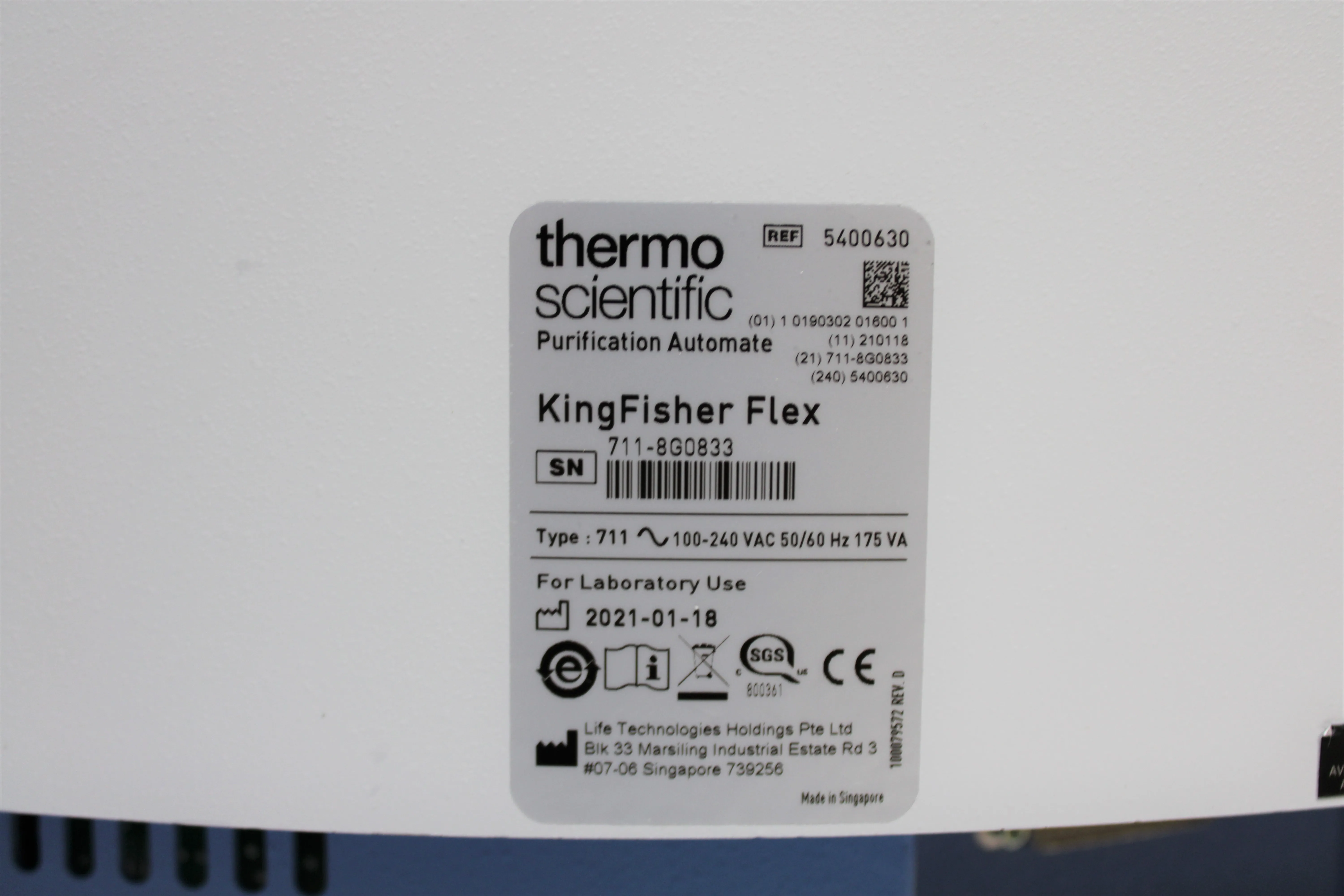 Thermo Scientific KingFisher Flex DNA Purification System Make: Thermo Scientific Model: KingFisher Flex