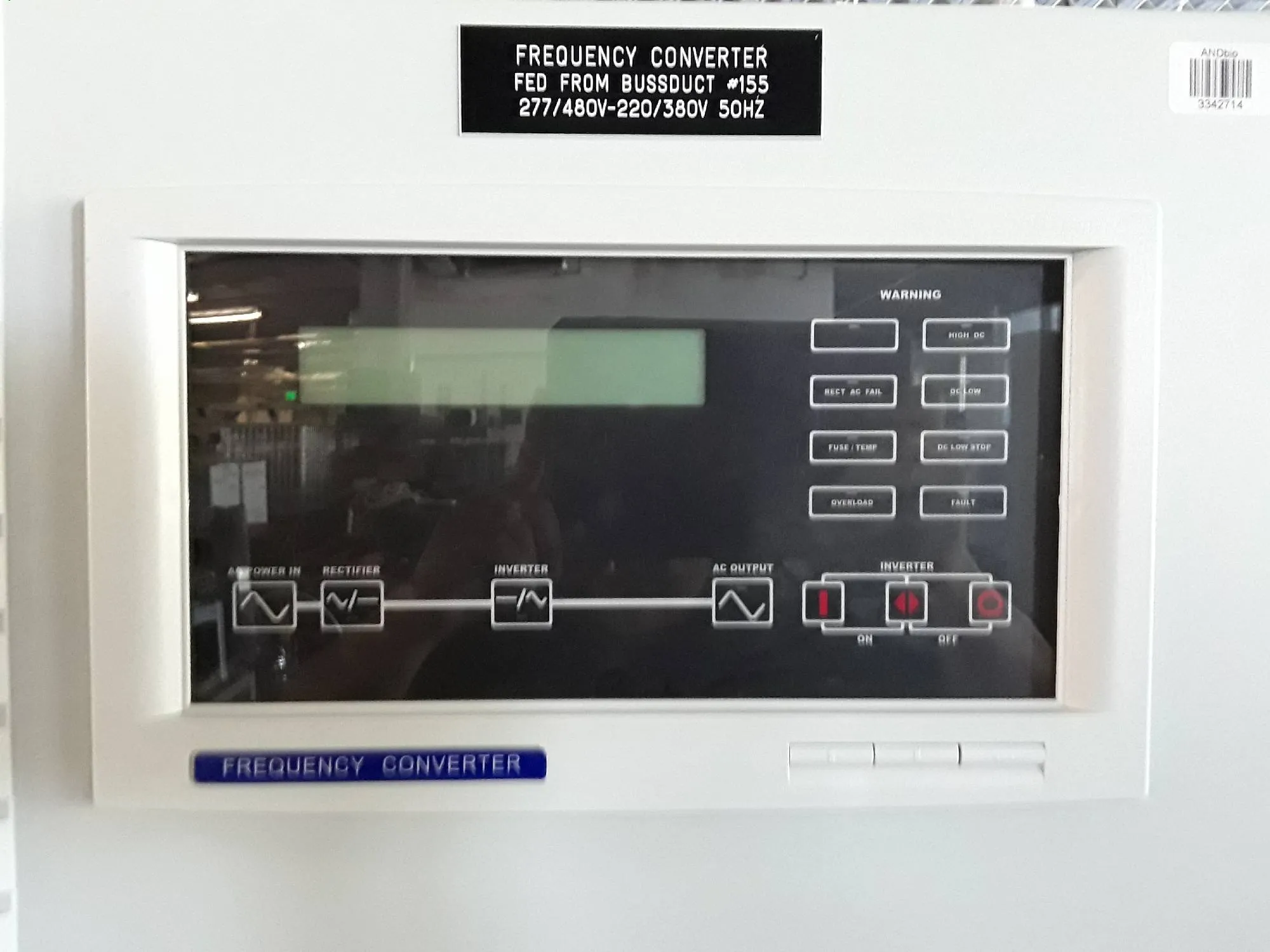 Visicomm Industries Frequency Converter 50KSS3605