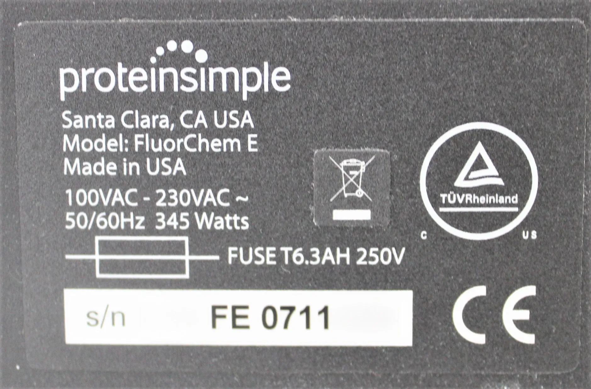 Proteinsimple FluorChem E Imaging System