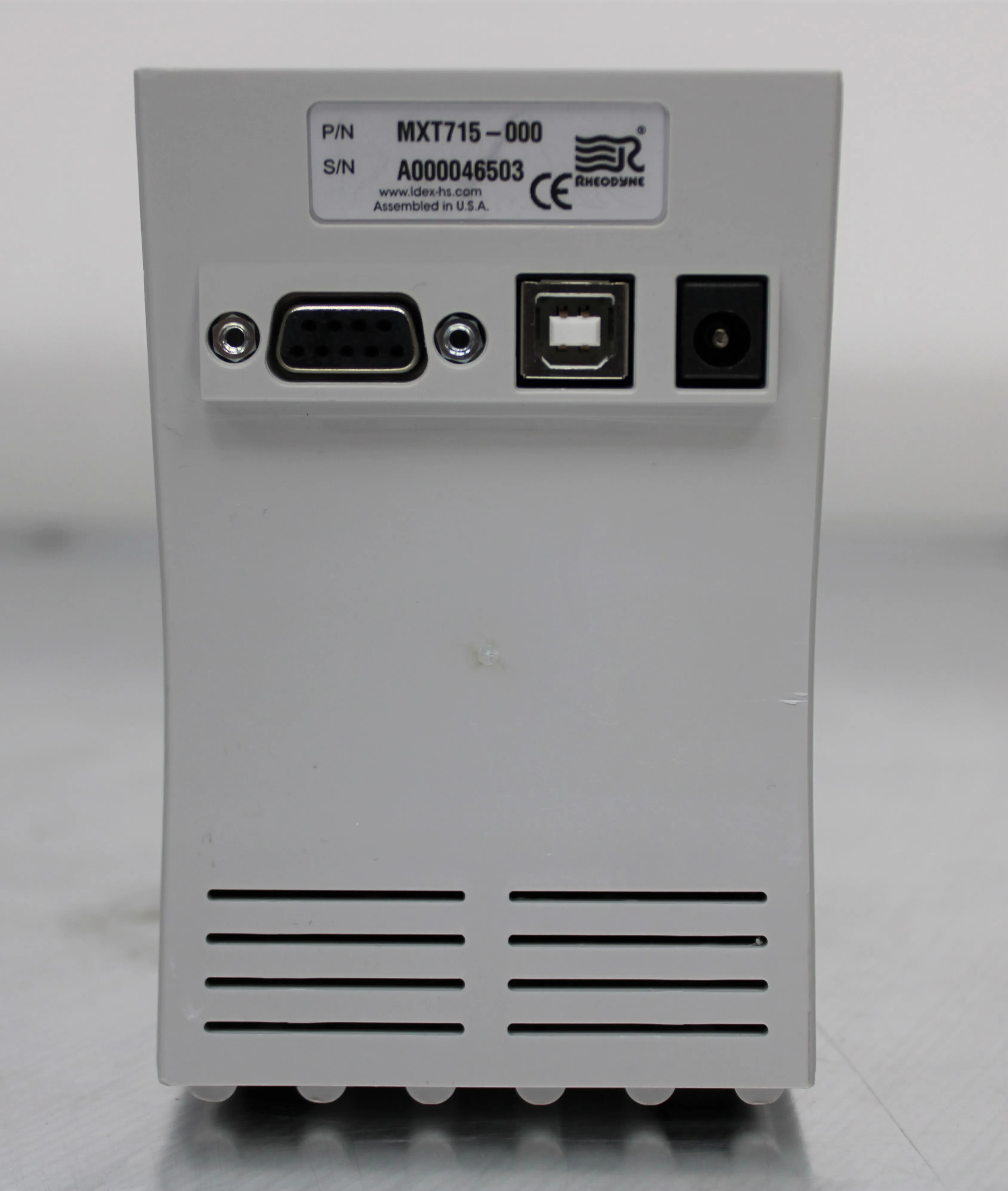 Rheodyne MXT715-000 MX Series II 2 Position/6 Port UltraLife Switching Valve HPLC / FPLC / GC / CE