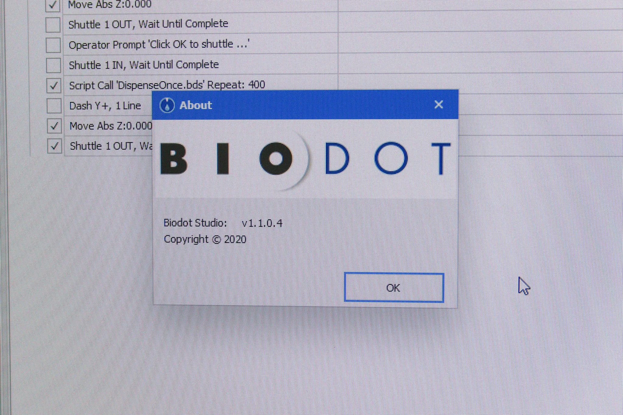 BIODOT AD6020 Automated Liquid Handler