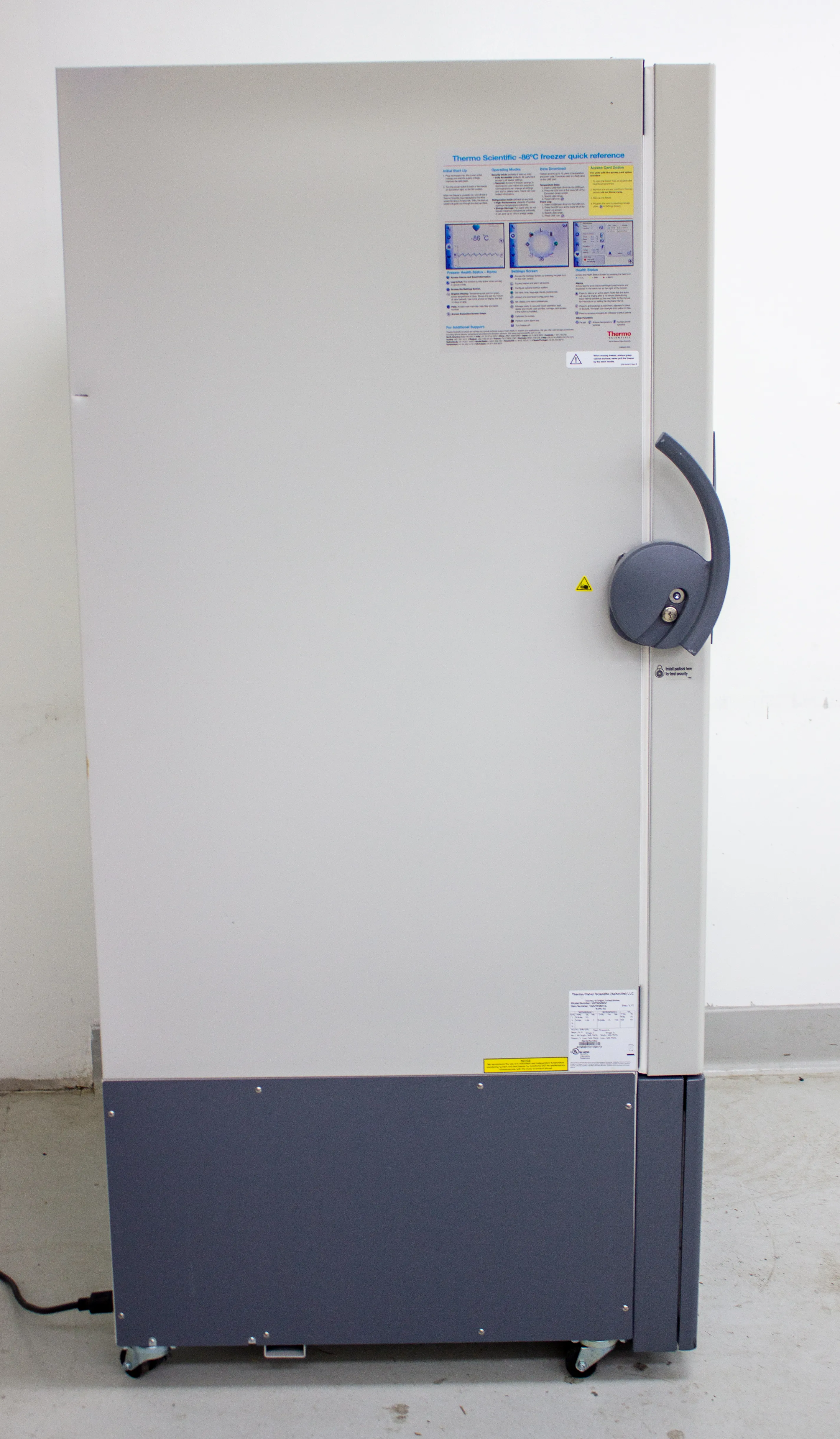 Thermo Revco UXF Ultra Low Temperature Freezer Model UXF60086D63