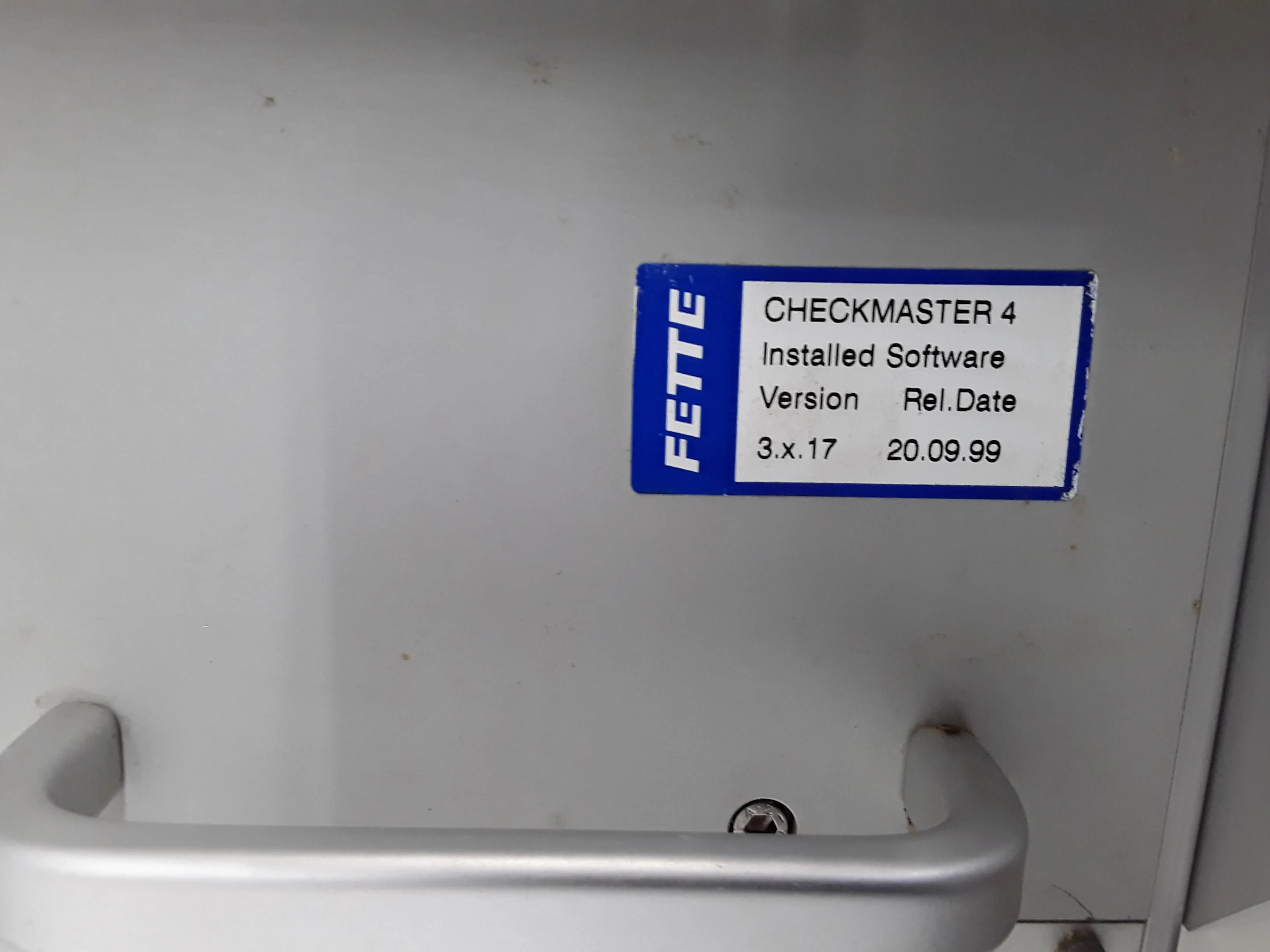 Fette Checkmaster 4 Tablet Hardness Tester with Mettler AB-54 Scale