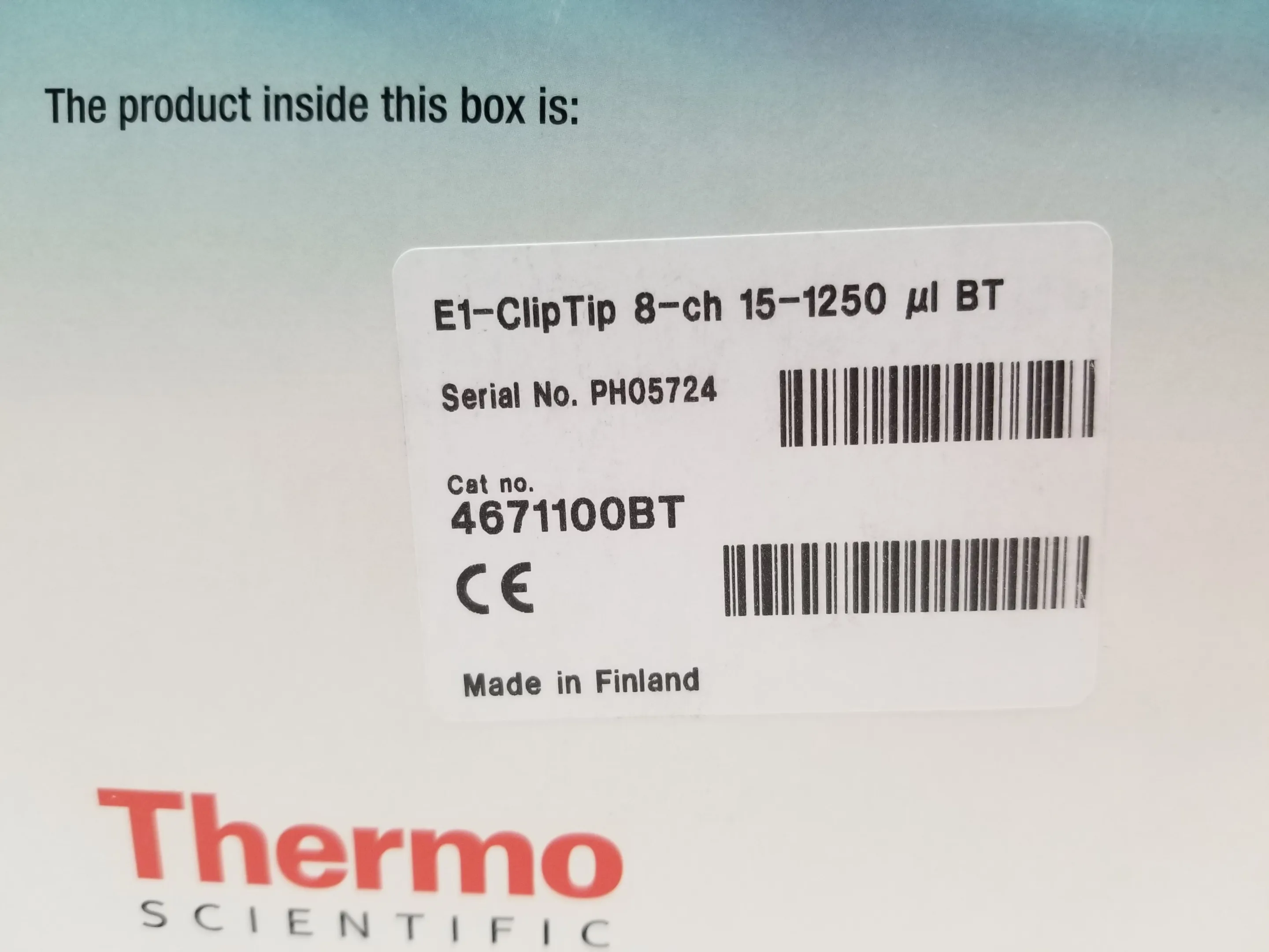 Thermo Fisher E1-ClipTip Electronic Multichannel Pipette