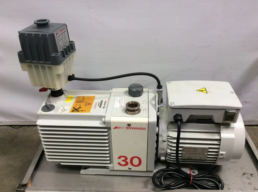 Edwards E2M30 Rotary Vane Vacuum Pump with Sonation Case SSH41TF