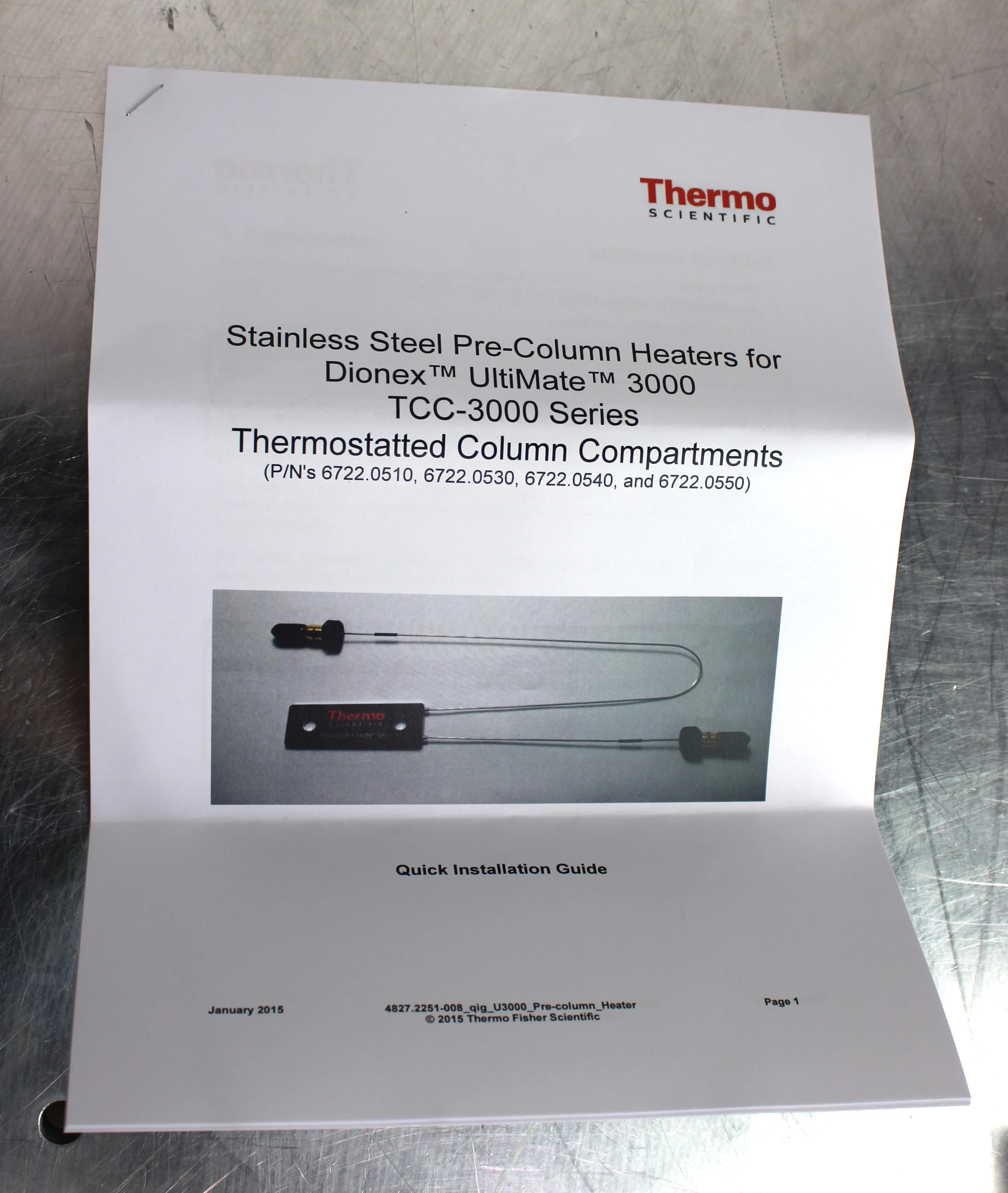 Thermo Scientific TCC-3000RS Column 5730.0000 + Accessories 5730.8910