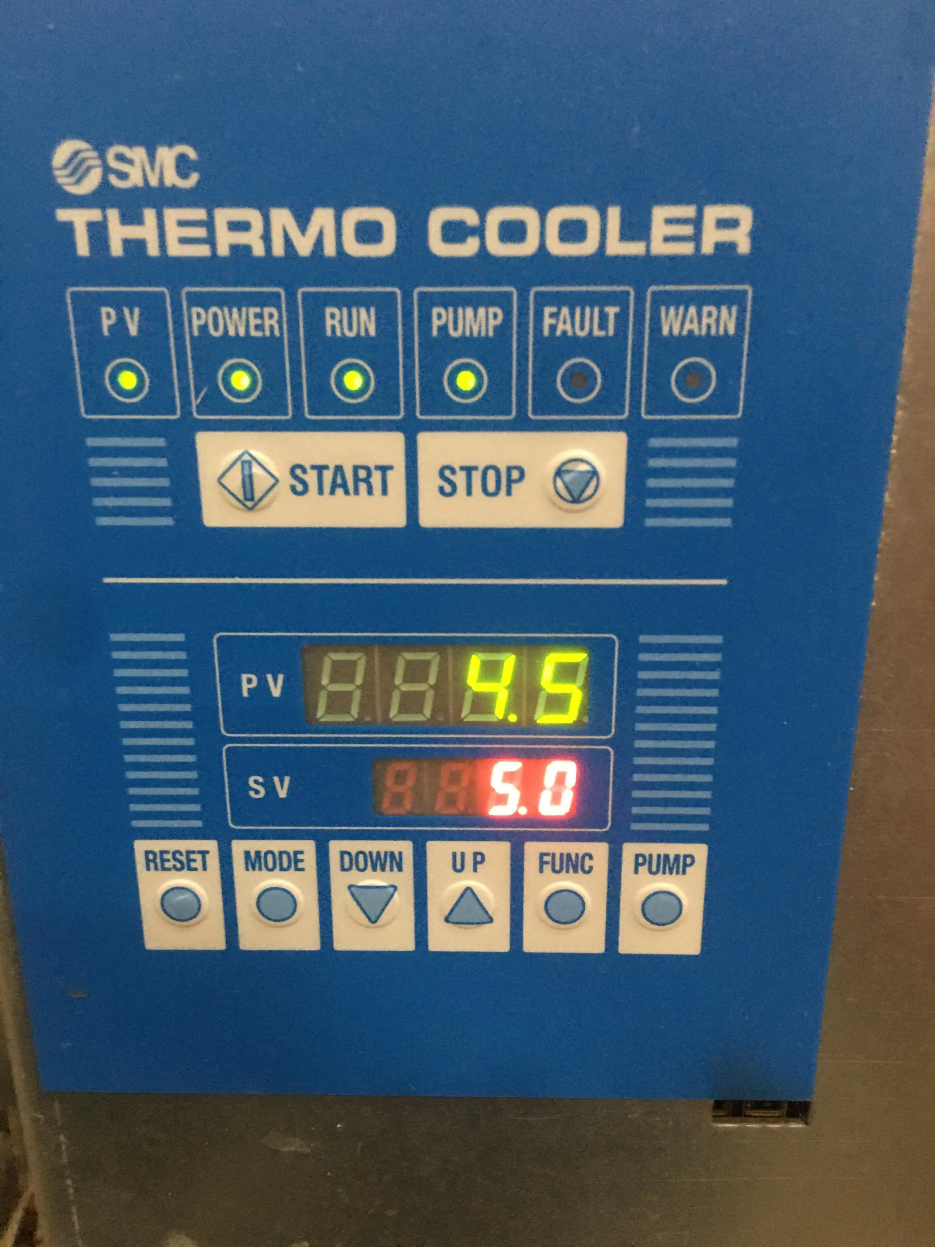 SMC HRG Circulating Fluid Thermo-Cooler Control System - Used Lab Equipment