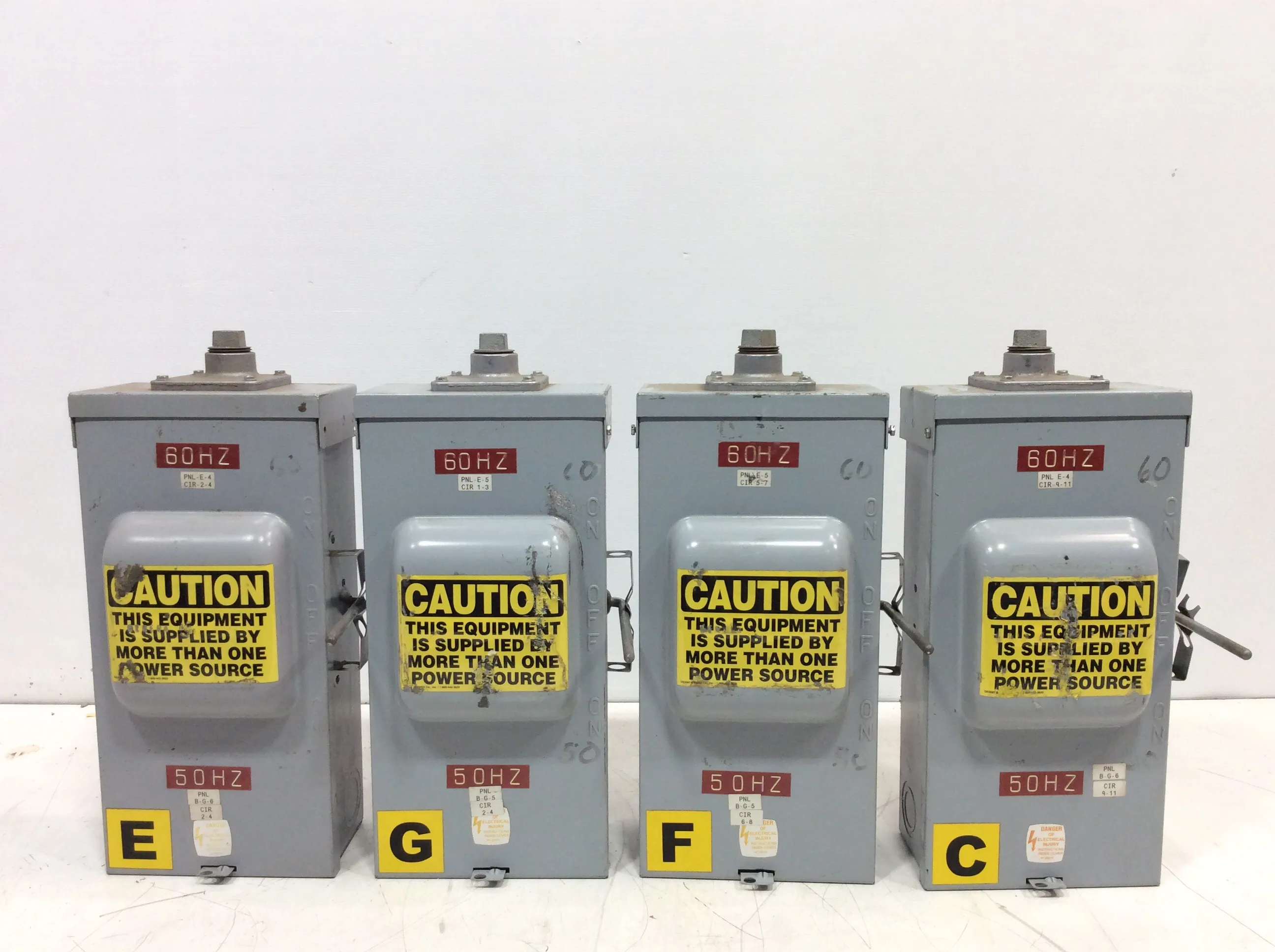 GE Power Transfer Switch Cat. TC10323R - Lot of 4 - Used - Class 2