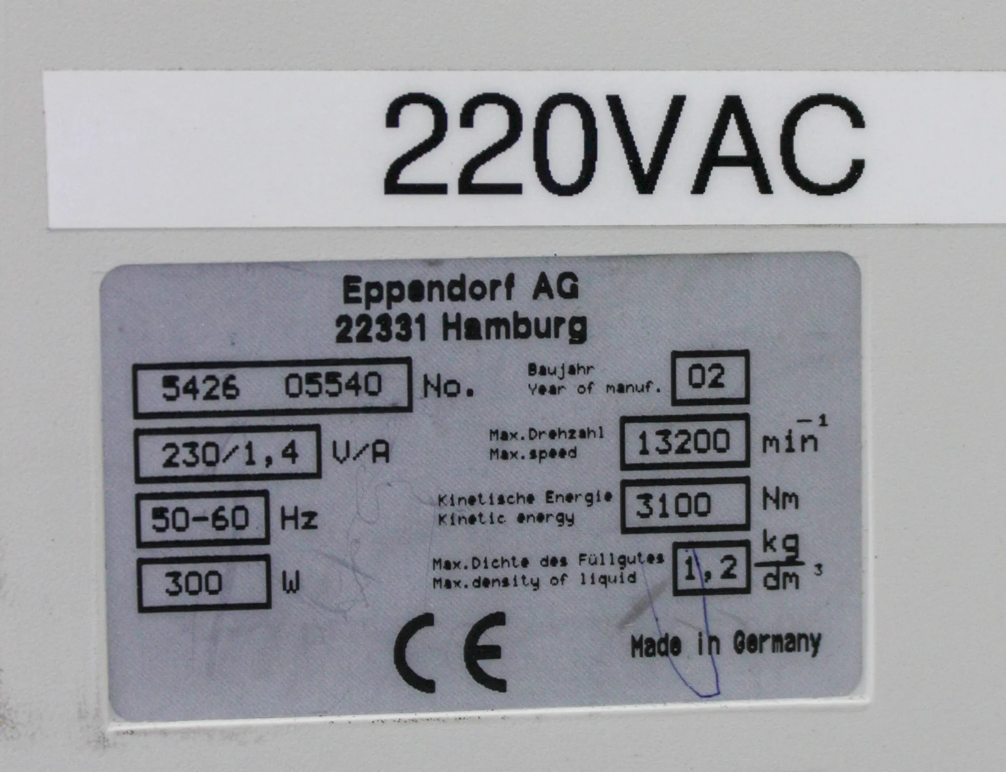 Eppendorf 5415R Refrigerated Centrifuge