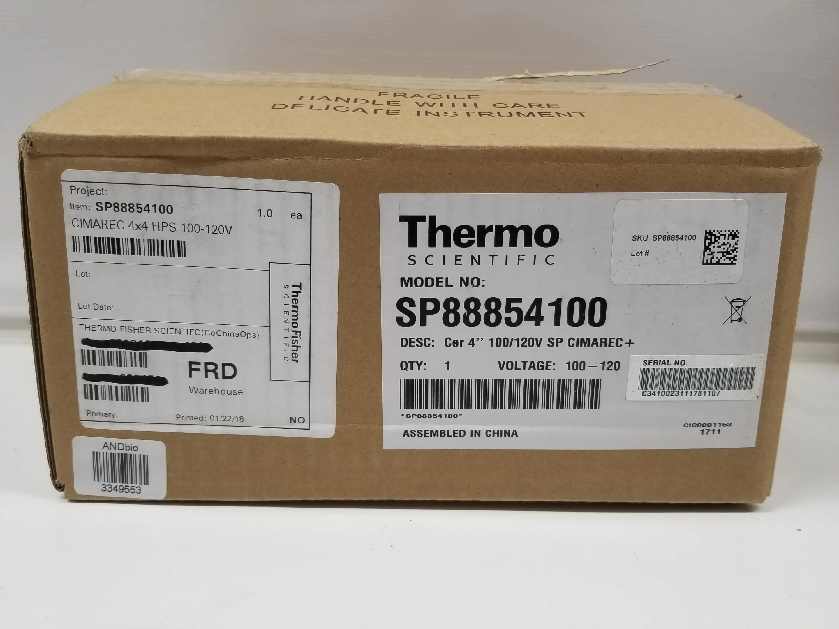 Thermo Fisher SP88854100 Heated Stir Plate Laboratory Equipment