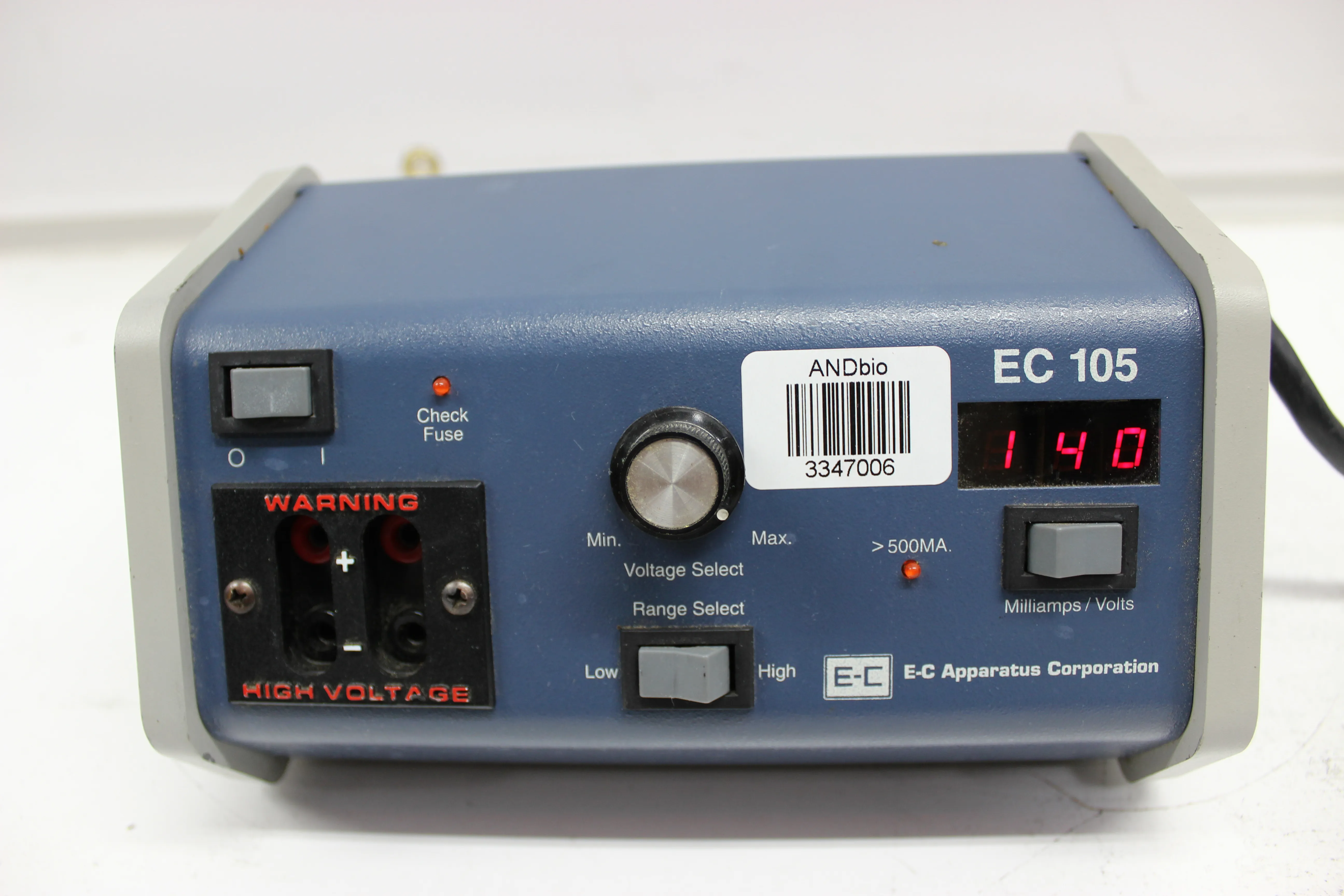 EC Apparatus Electrophoresis Power Supply EC-105