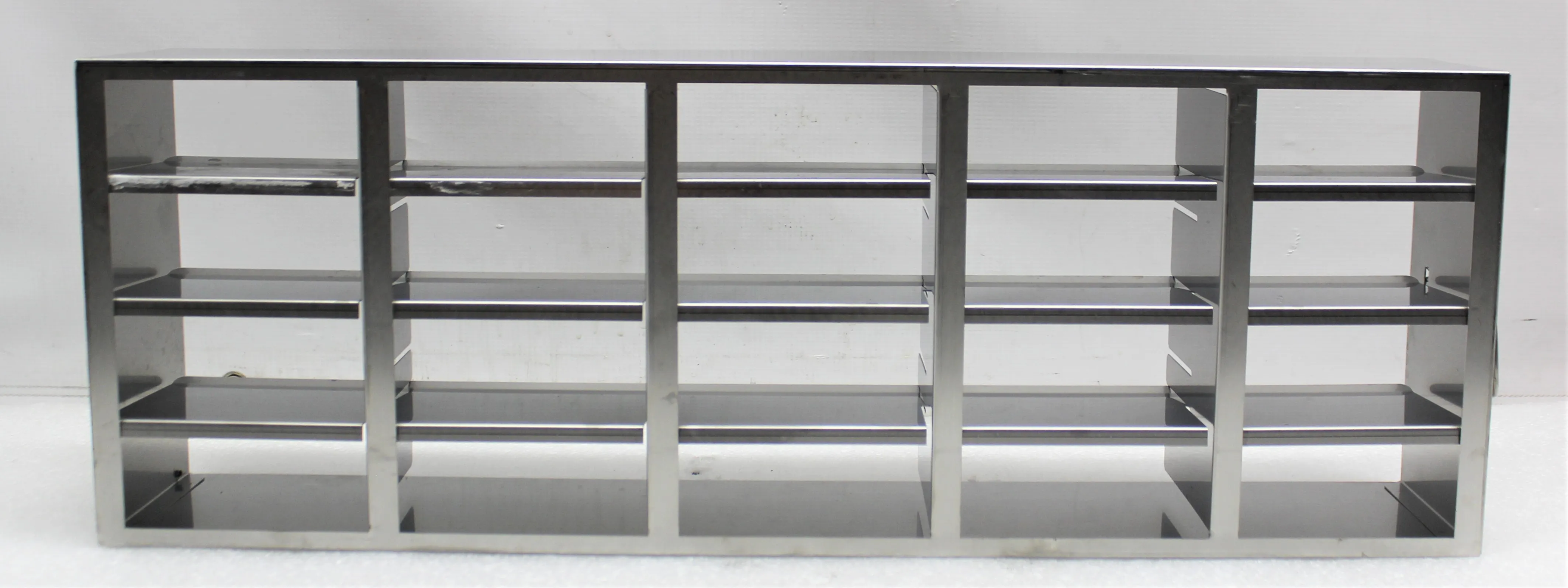 Stainless Steel Freezer Rack with 20 Shelves and 2" Box