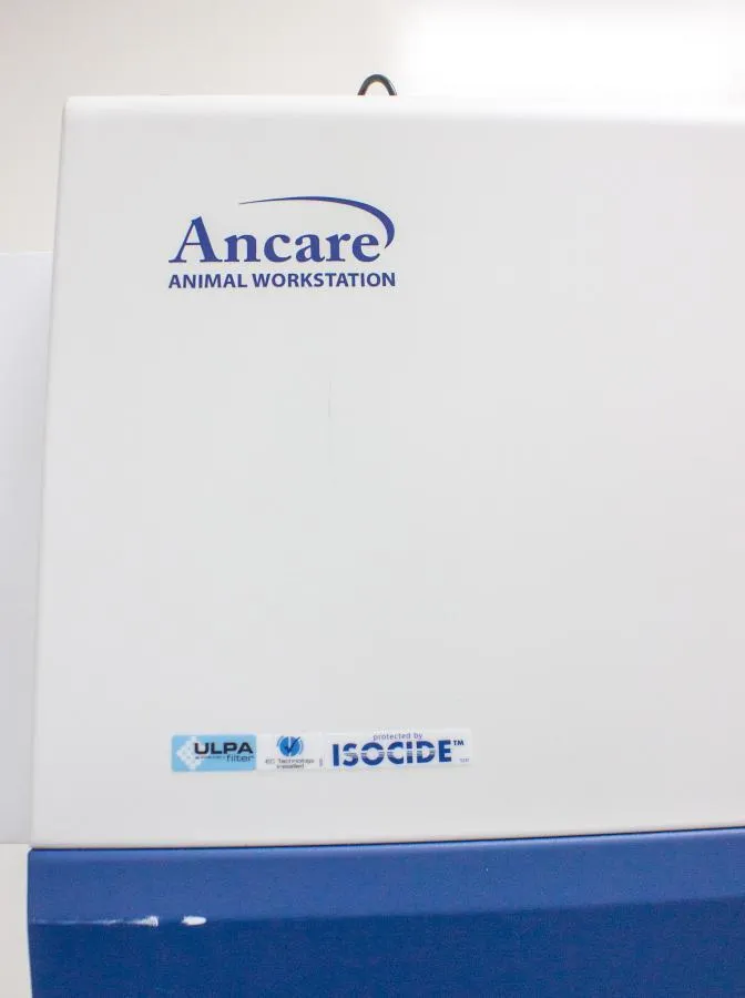 Ancare Animal Workstation Model ACS-DS4 Double-Sided Cage Changing Station