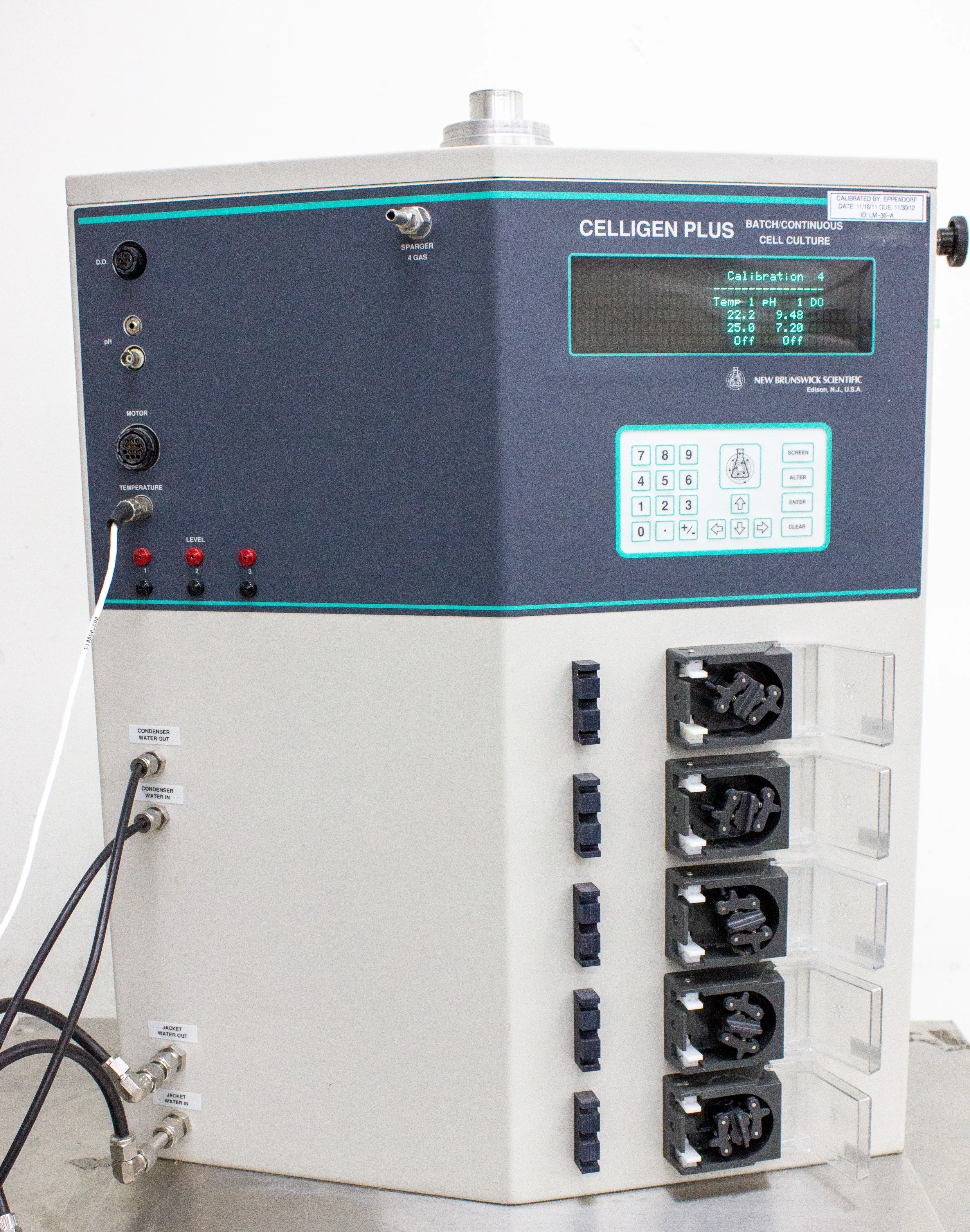 Used New Brunswick Celligen Plus Batch Continuous Cell Culture Bioreactor 120V 50Hz/60Hz