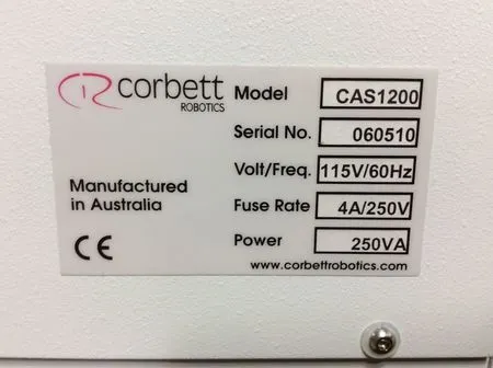 Corbett Robotics CAS1200 Model CAS1200 Used Compact Benchtop Instrument