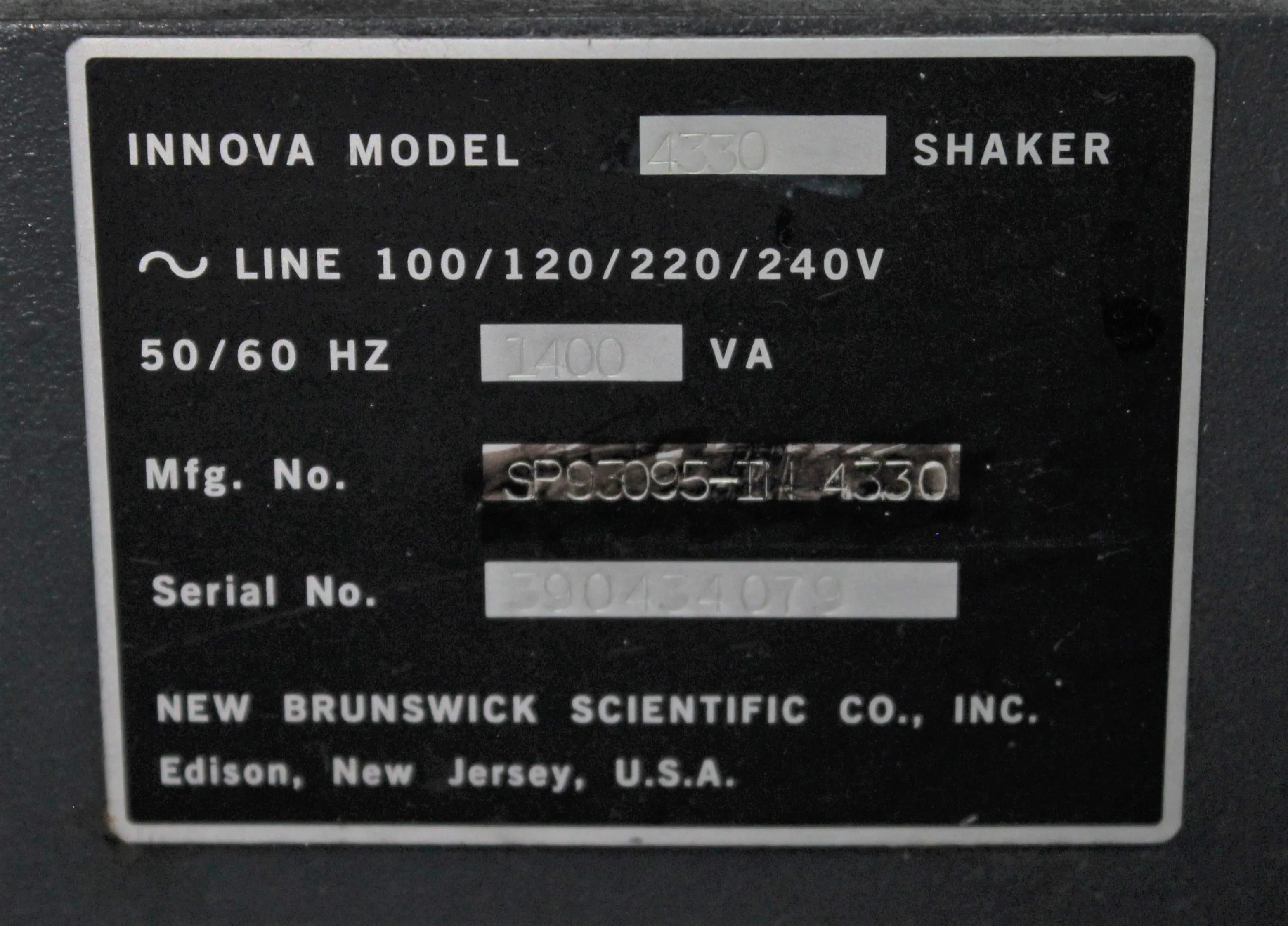 Used New Brunswick Innova 4330 Incubator Shaker with 10 Flask Holders