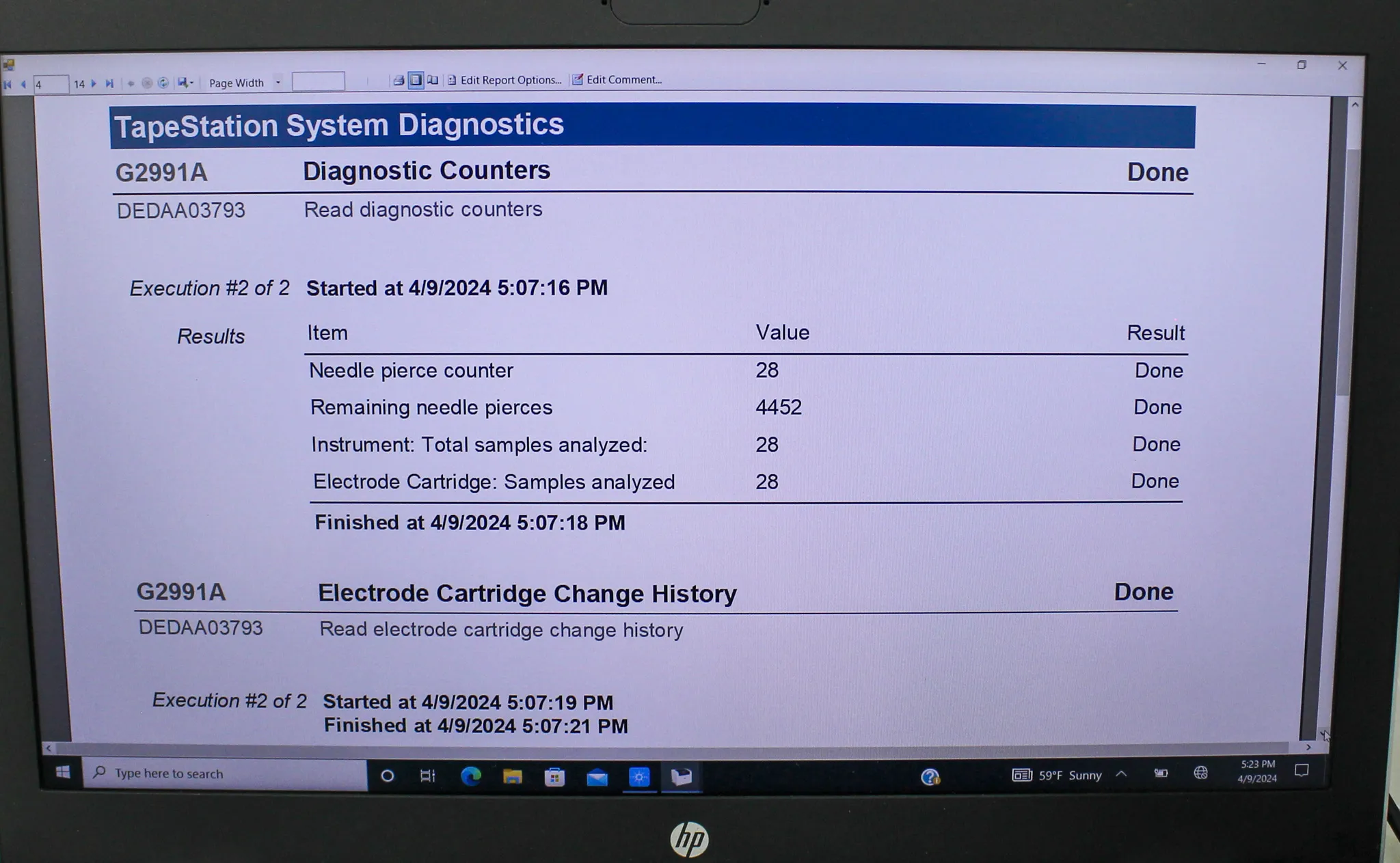 Agilent 4200 Tapestation System Automated Electrophoresis Platform G2991A