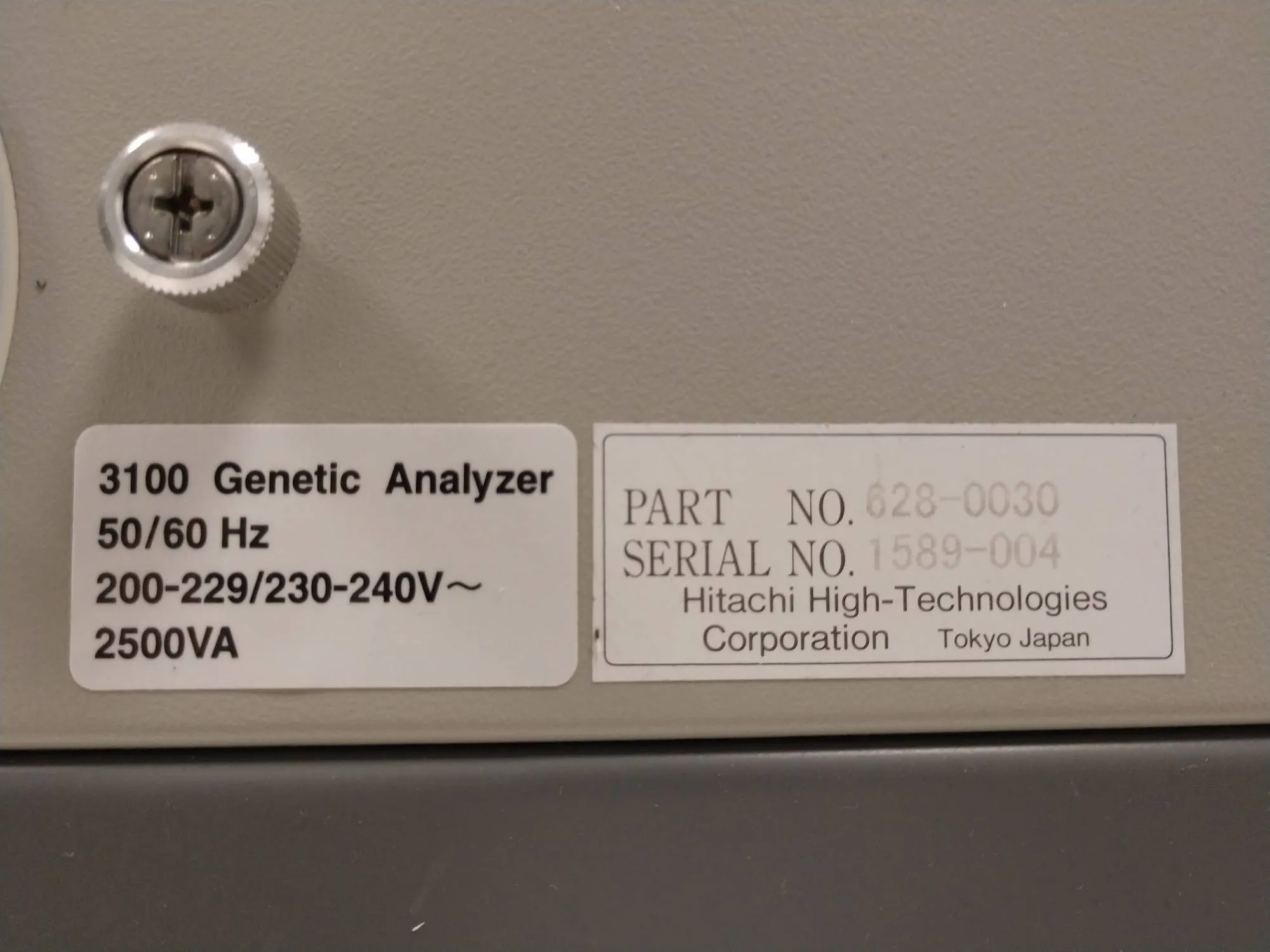 Gene Machines Genetic Analyzer 1589-004 DNA Sequencer