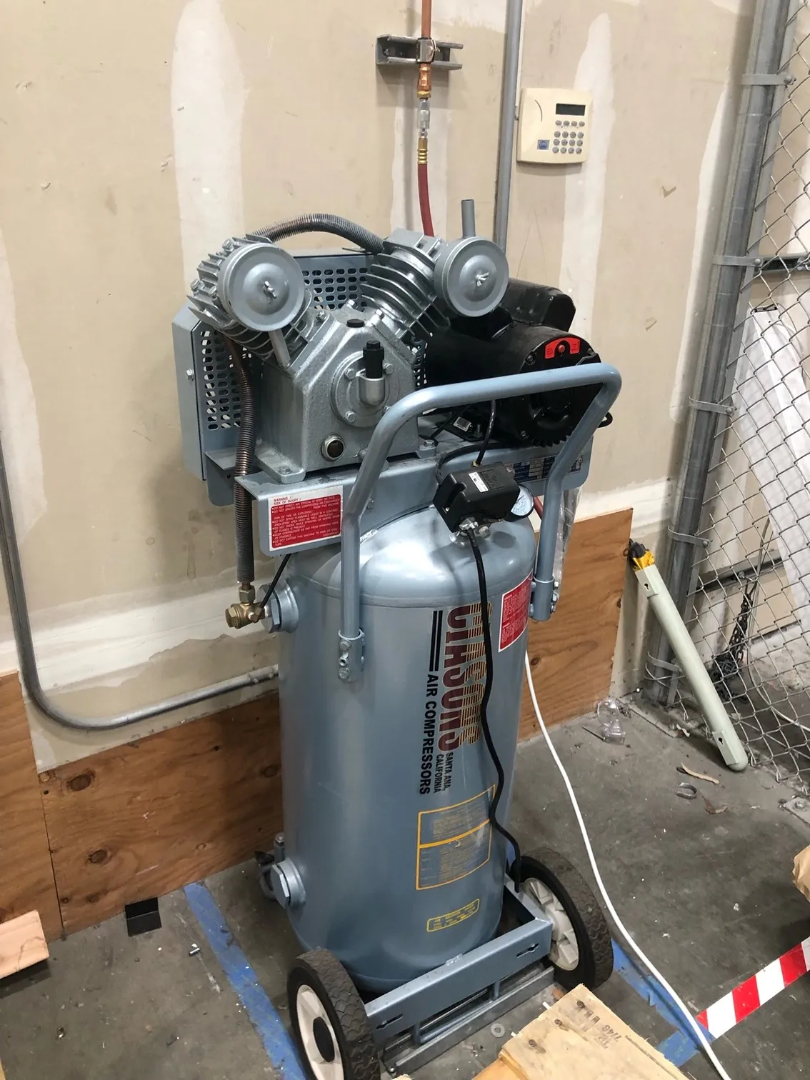 Ciasons SM-2530V A-C Air Compressor: Single Tank Vertical