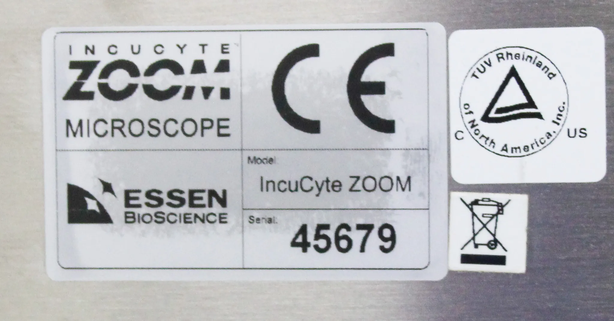 Essen Bioscience IncuCyte Zoom Microscope with Controller & IncuStore