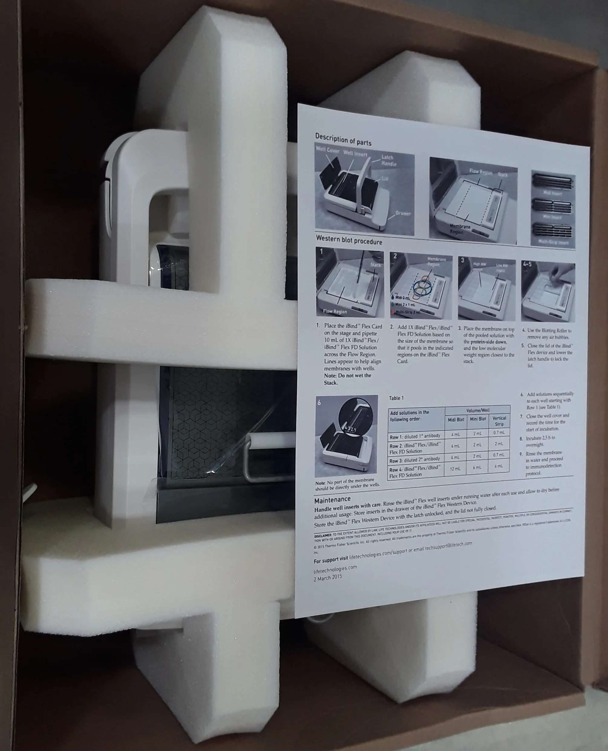 Invitrogen SLF2000 iBind Flex Western Device