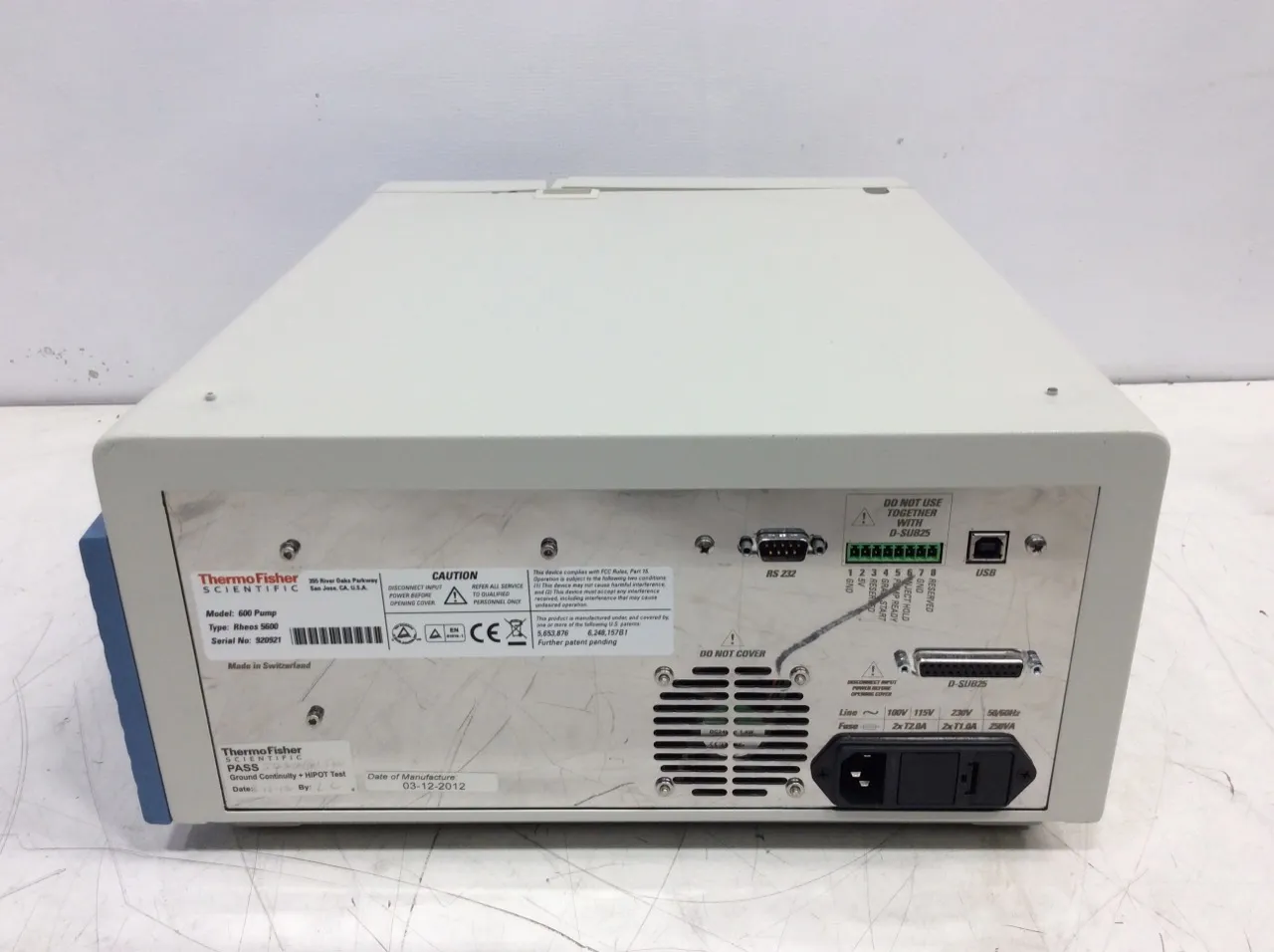 Thermo Accela Transcend 600 Rheos 5600 HPLC LC Pump - Thermo Fisher - Used