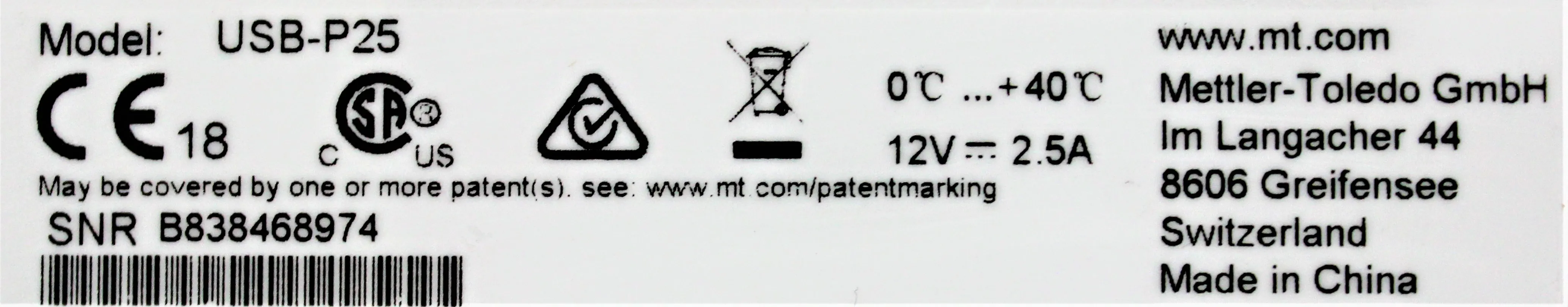 Mettler-Toledo C30 S Compact Titrator C30 S KF Coulometer for Laboratory Testing Equipment