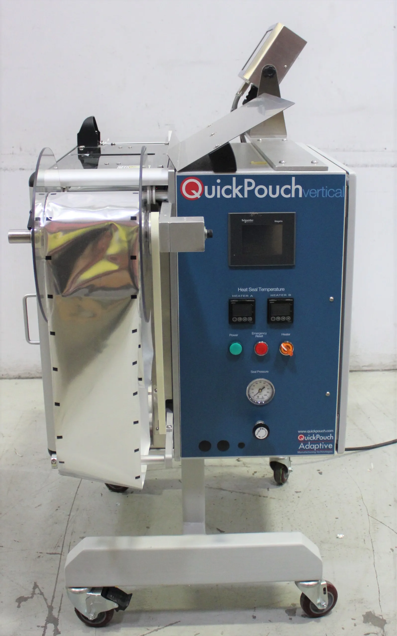 Pouch Smarter QuickPouch Vertical Used Packager / Bag Sealer 120V/220V 50Hz/60Hz 30-Day Warranty