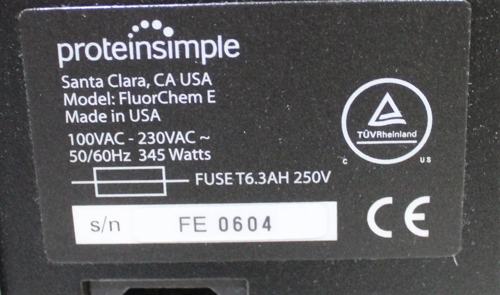 Proteinsimple FluorChem E Imaging System