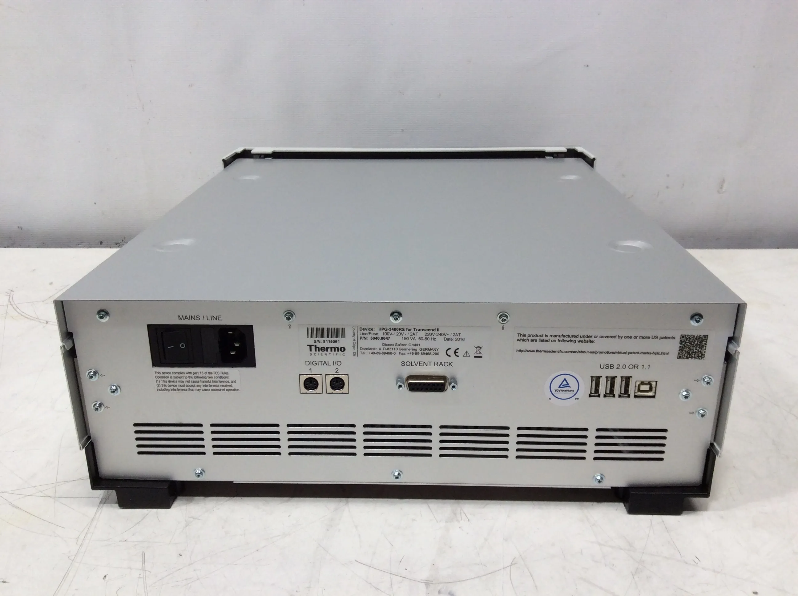 Thermo Scientific Dionex UltiMate 3000 RS Pump UHPLC Focused 5040.0047