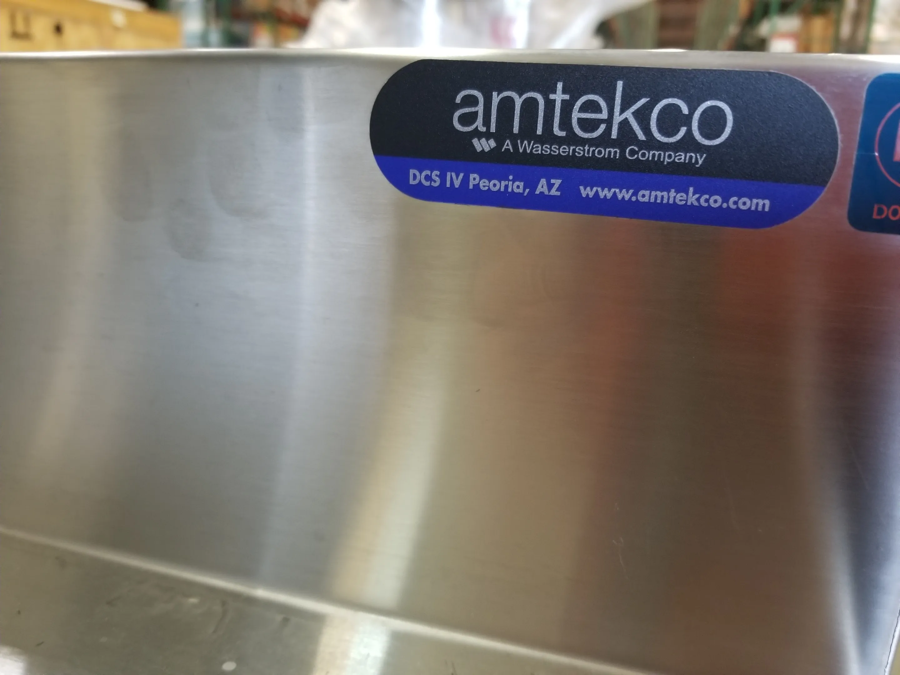 Amtekco 8ft Stainless Steel Lab Bench with Backsplash